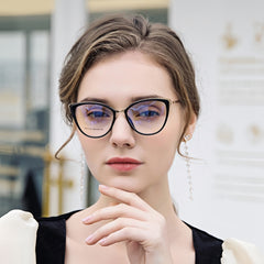 Women's TR90 Retro Cat-Eye Glasses