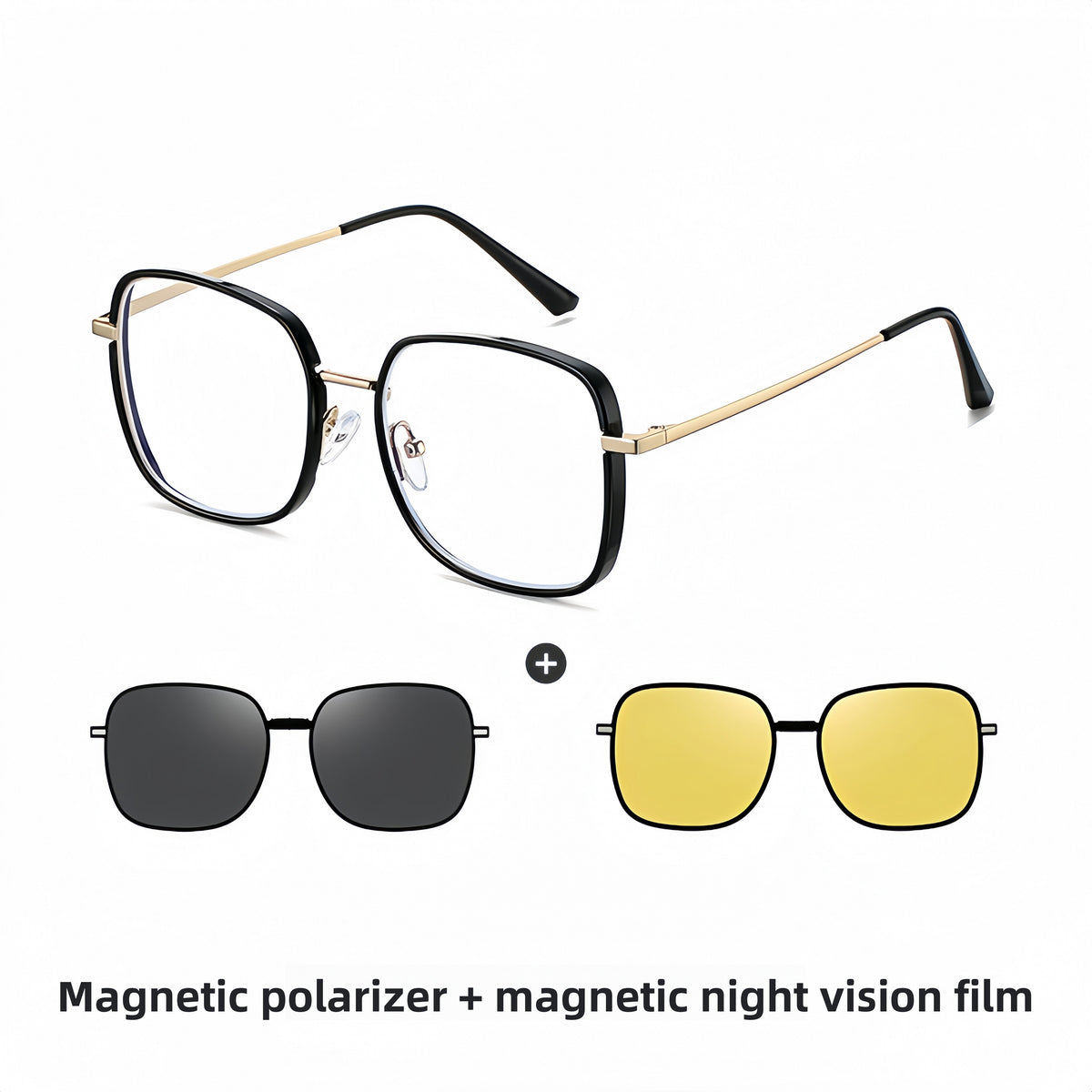 Foldable Magnetic RX Frame with Clip-On System