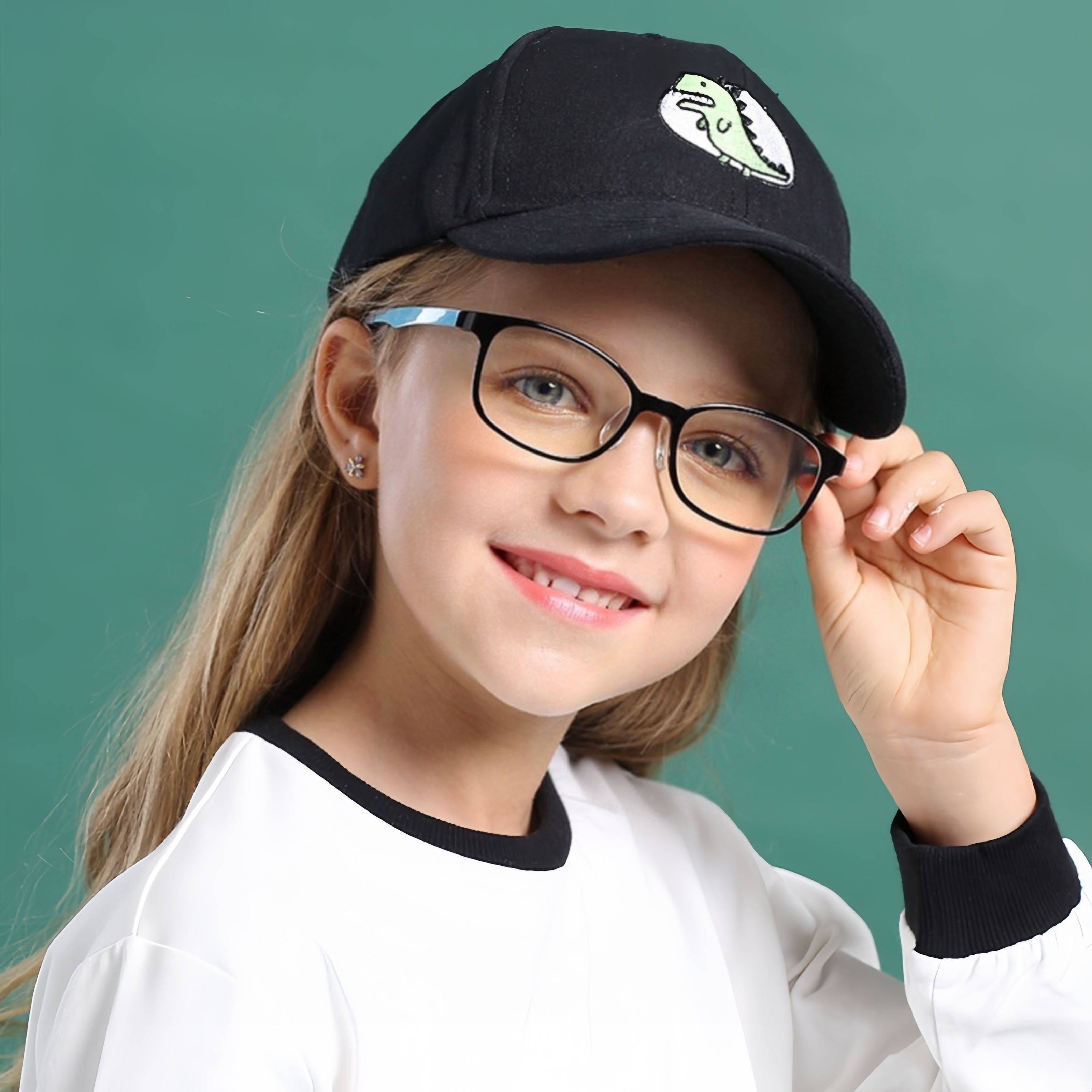 Kids' TR90 Square Frame Prescription Glasses