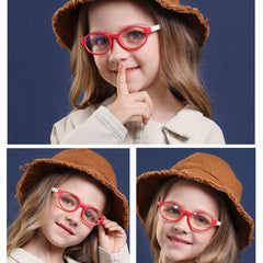 Fashionable kids' casual myopia eyeglass frames