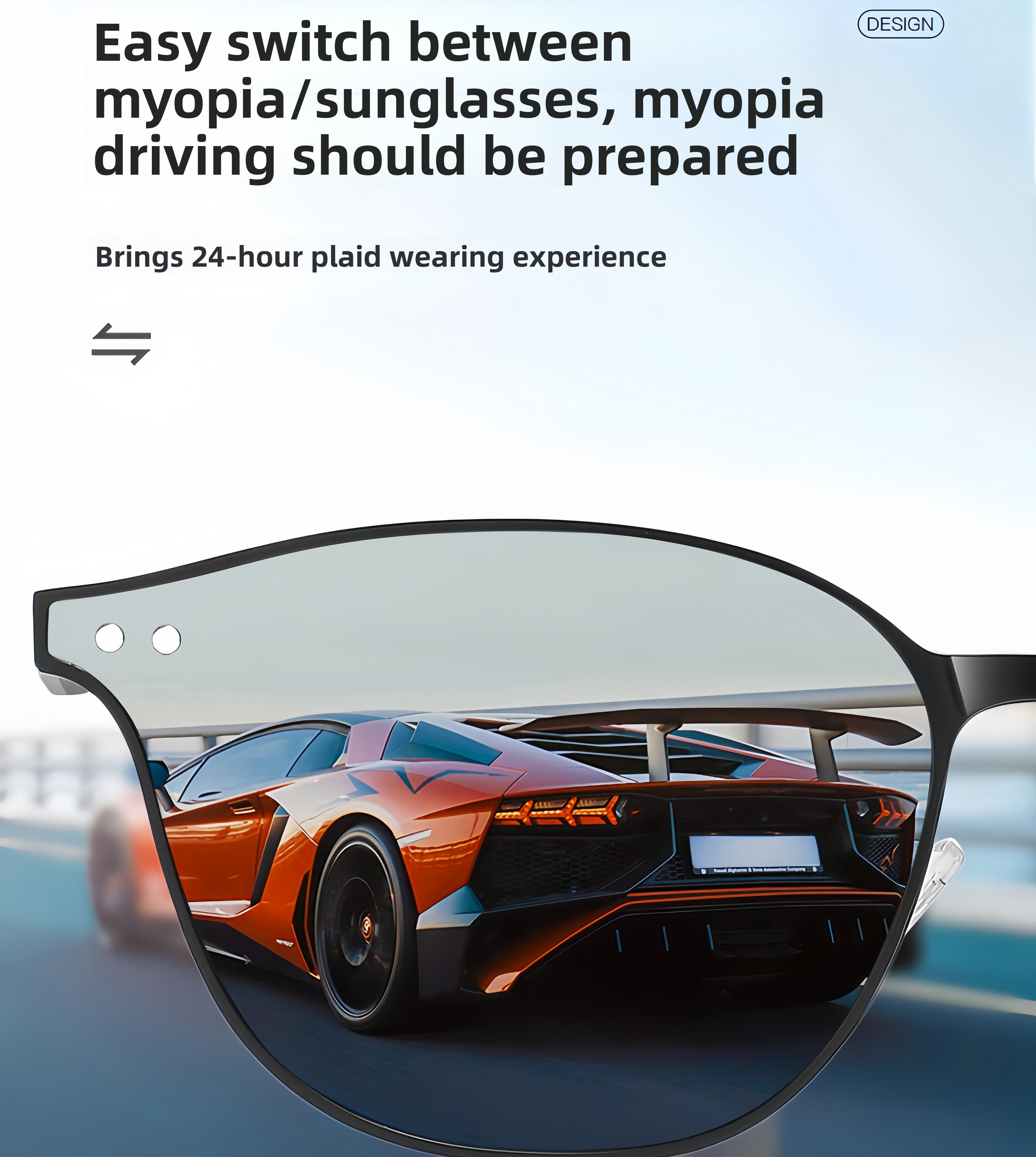 Men's Magnetic Clip-On Sunglasses Bundle with Rx-Ready Optical Frames