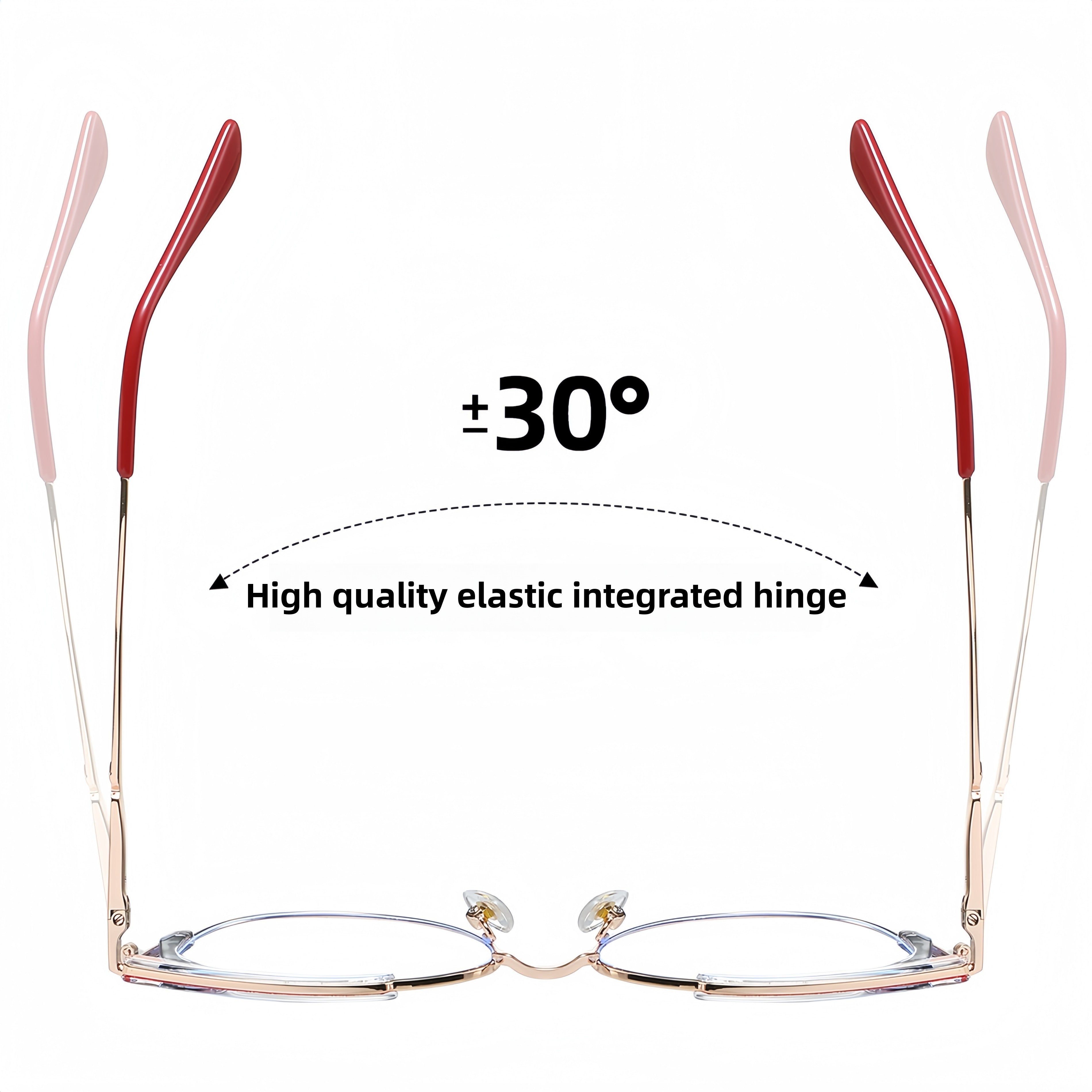 TR90-Metal Hybrid Cat-Eye Glasses