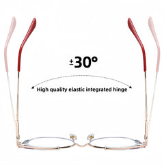 TR90-Metal Hybrid Cat-Eye Glasses