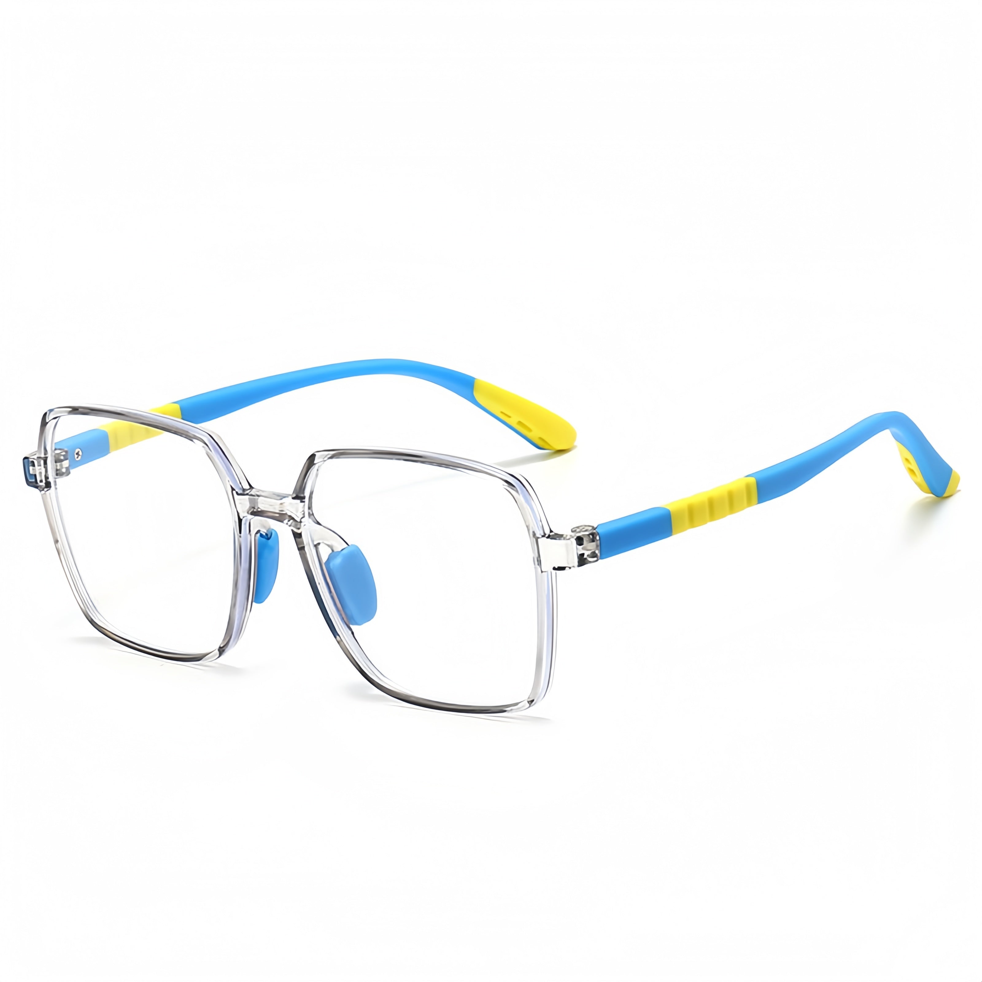 Rectangular Flexible TR90 Eyeglass Frame for Students