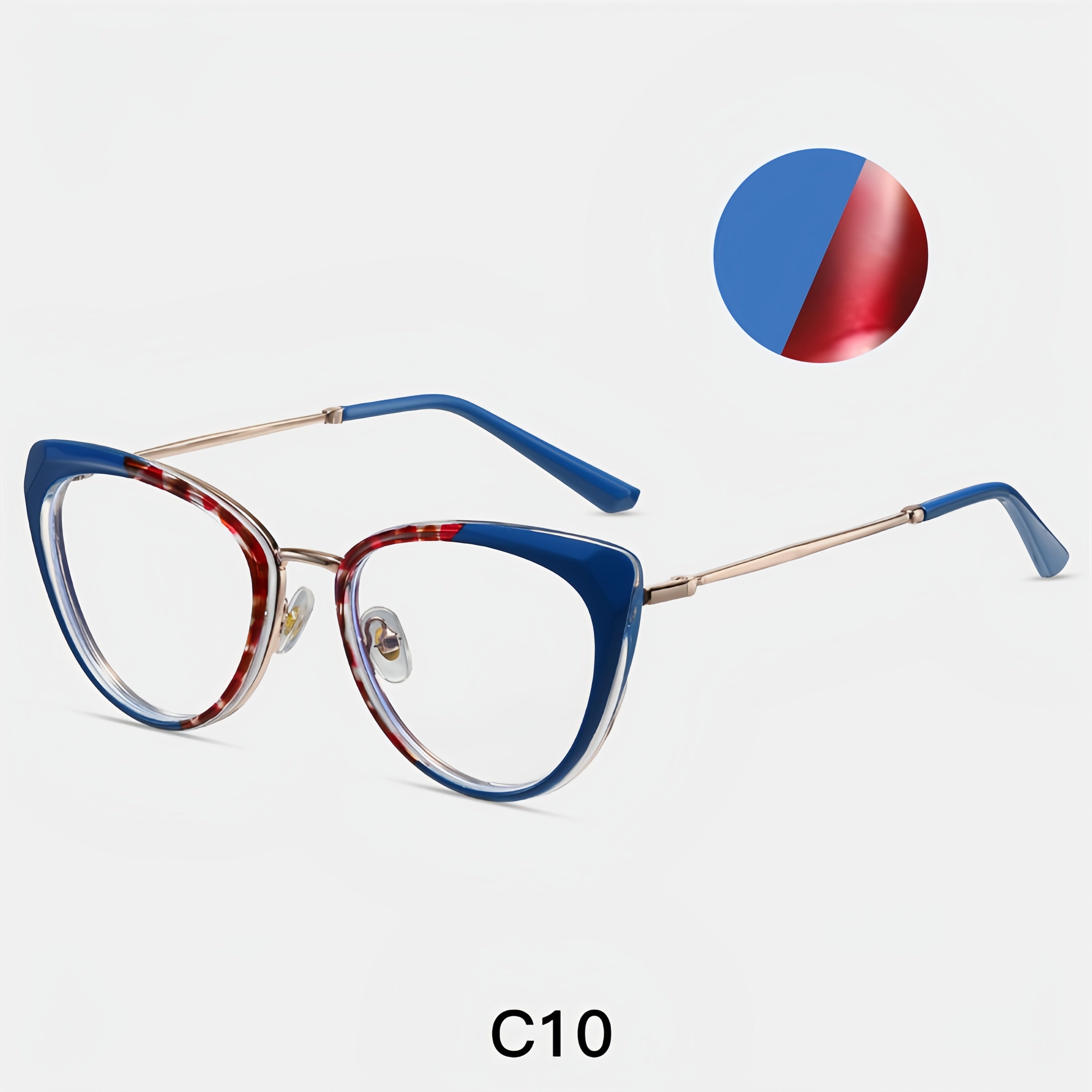 Women's Metal Cat-Eye Optical Frames