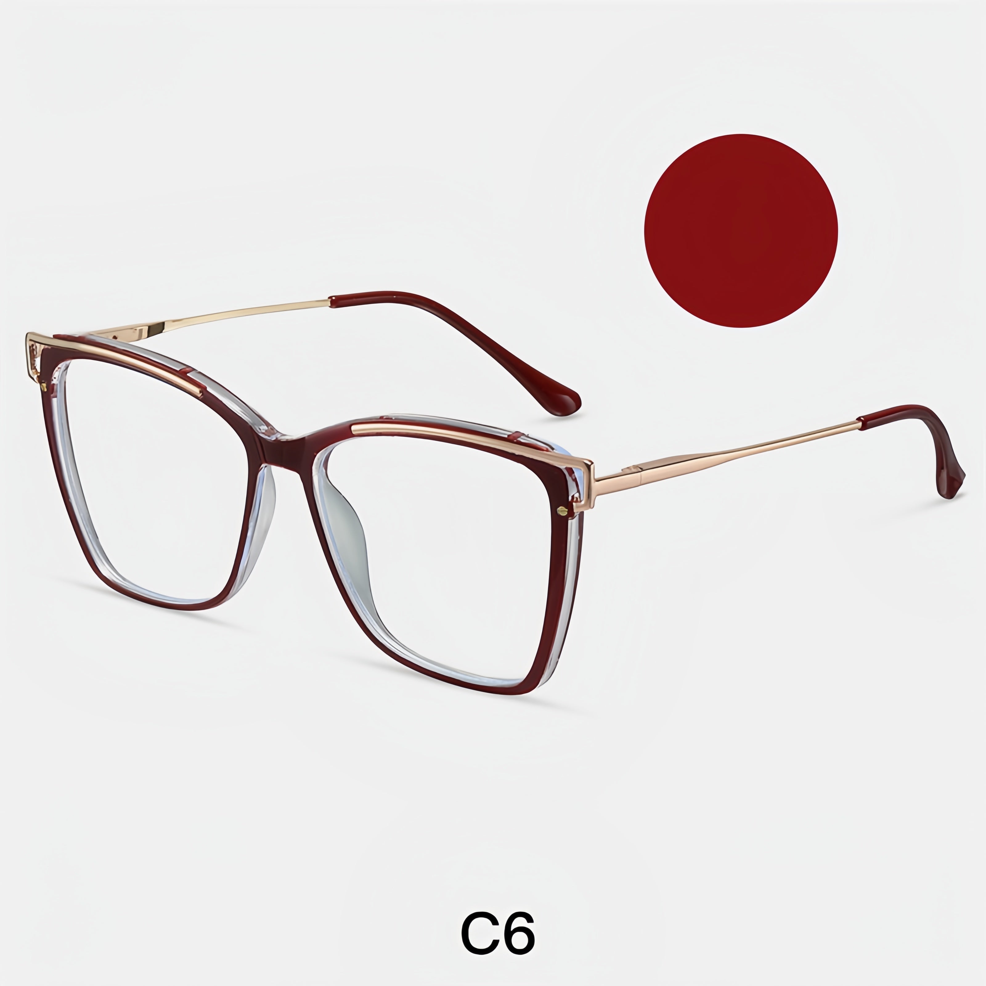 Women's TR90+ Metal Eyeglass Frame