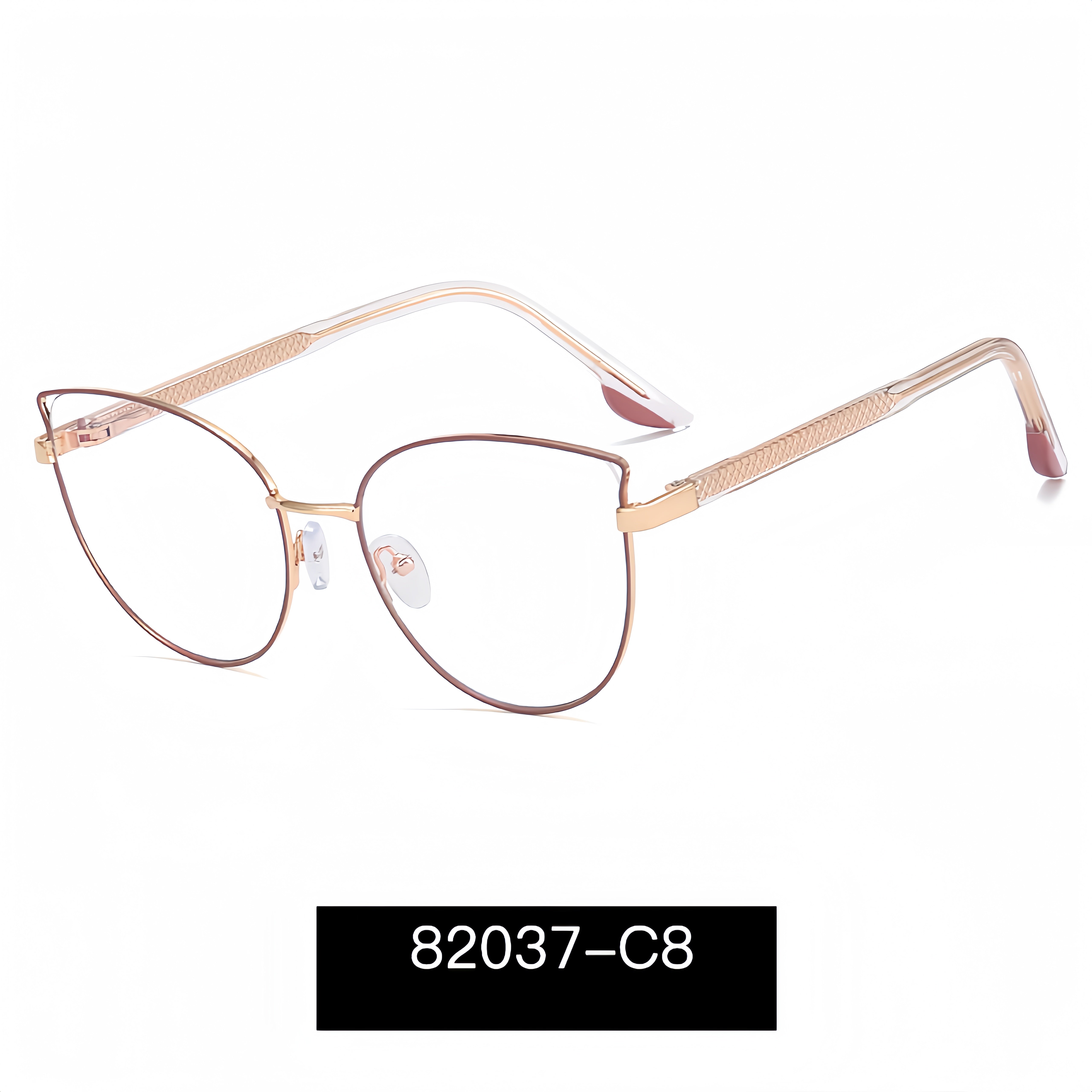 Metal Cat-Eye Prescription-Ready Optical Frames