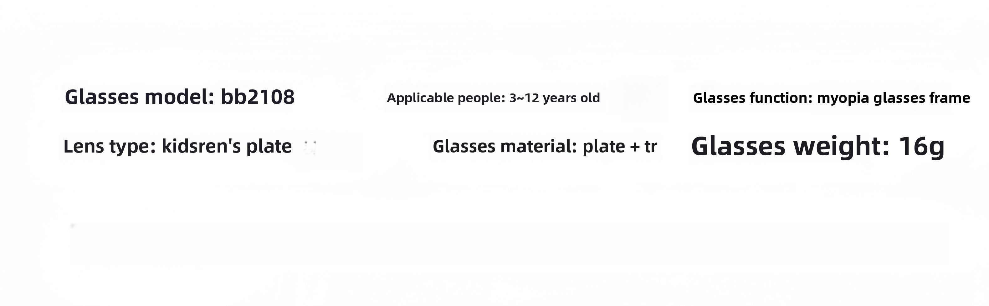 Kids' Acetate Eyeglass Frames