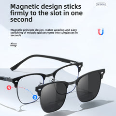 Men's Magnetic Clip-On Titanium RX Frame