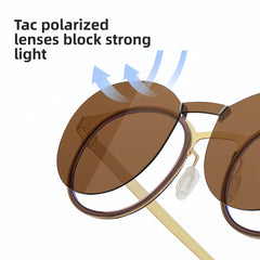 Circular Titanium Mag-Polarized RX Frame