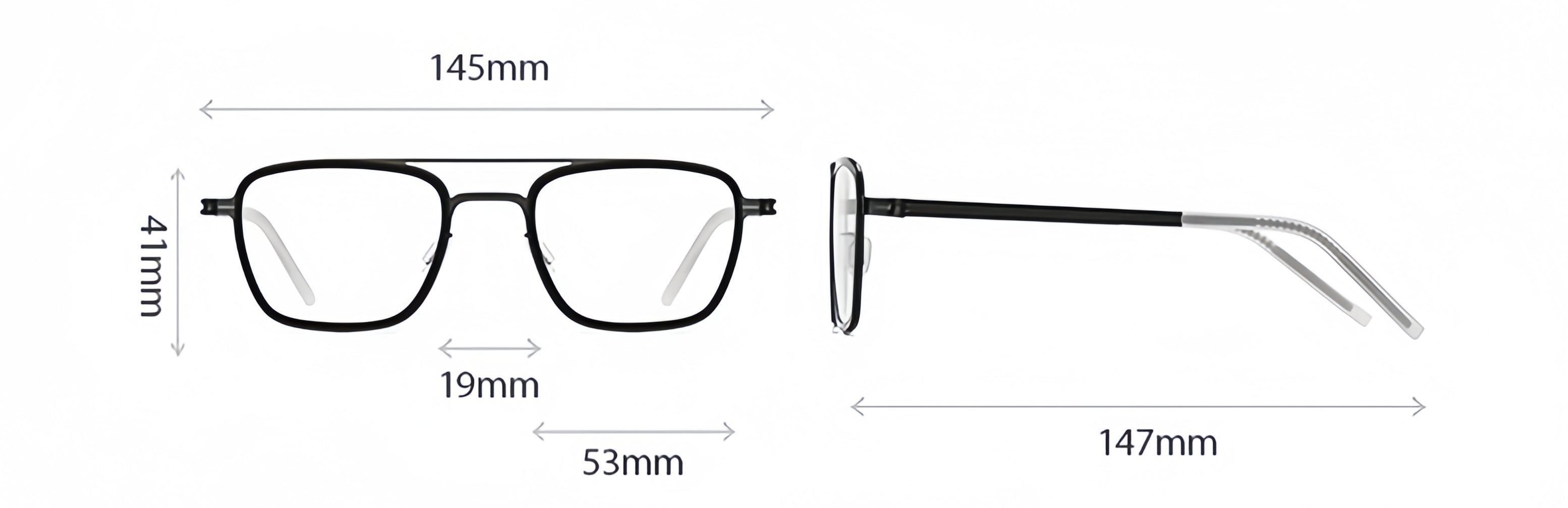 Clip-On Sunglasses Ultra Light - Screwless Prescription Frames