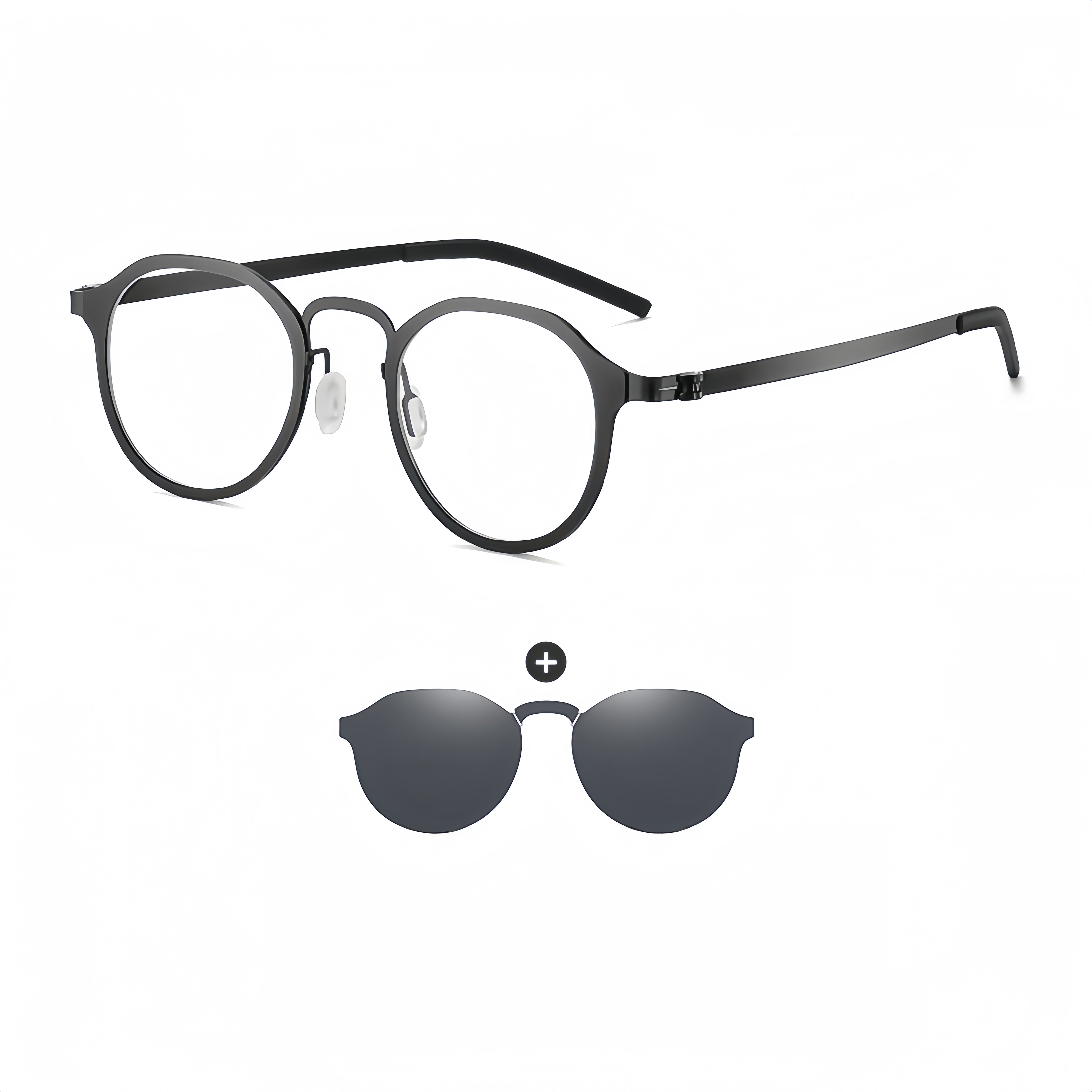 Magnetic Polarized Clip-Ons for RX Metal Frames