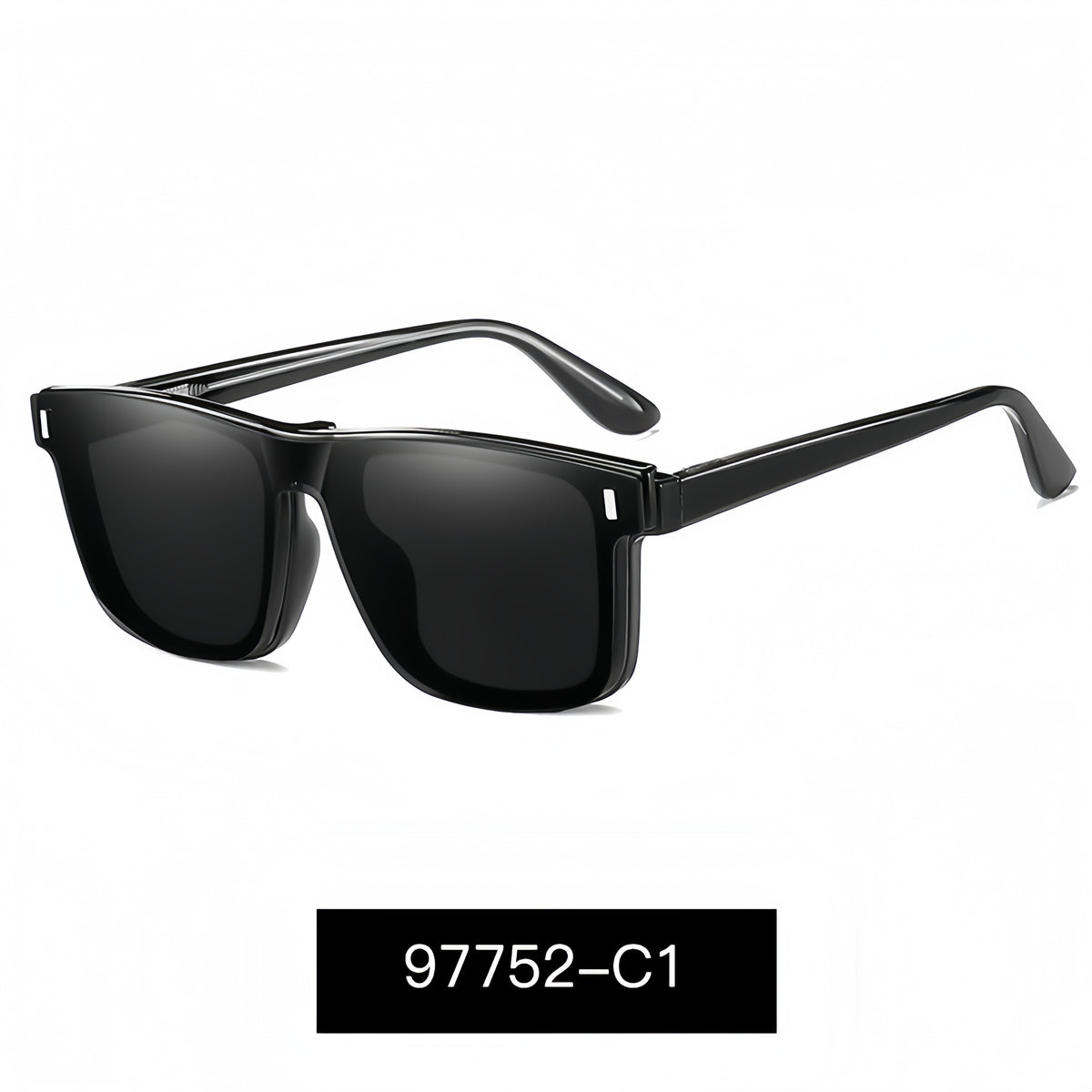 Magnetic Clip-On Polarized Sunglasses