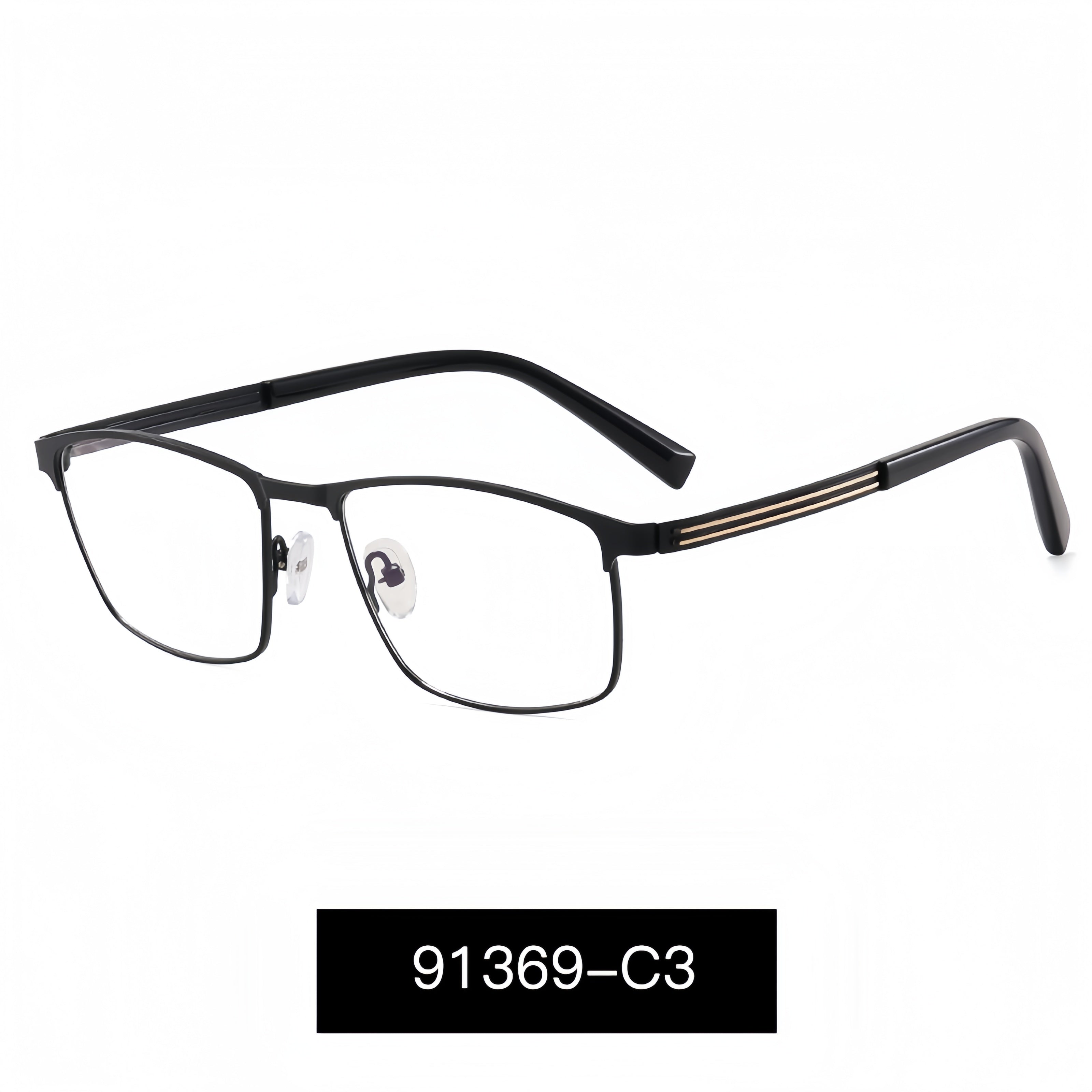 Men's metal eyeglass frames