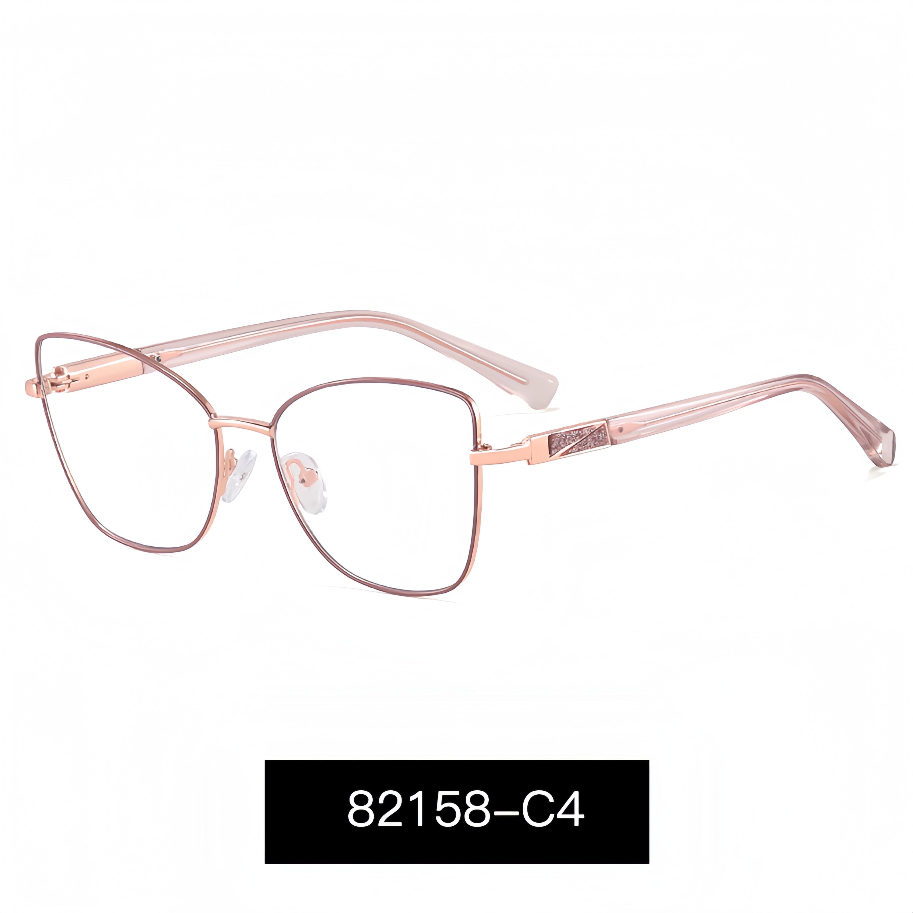 Women's Square Metal Glasses Frames