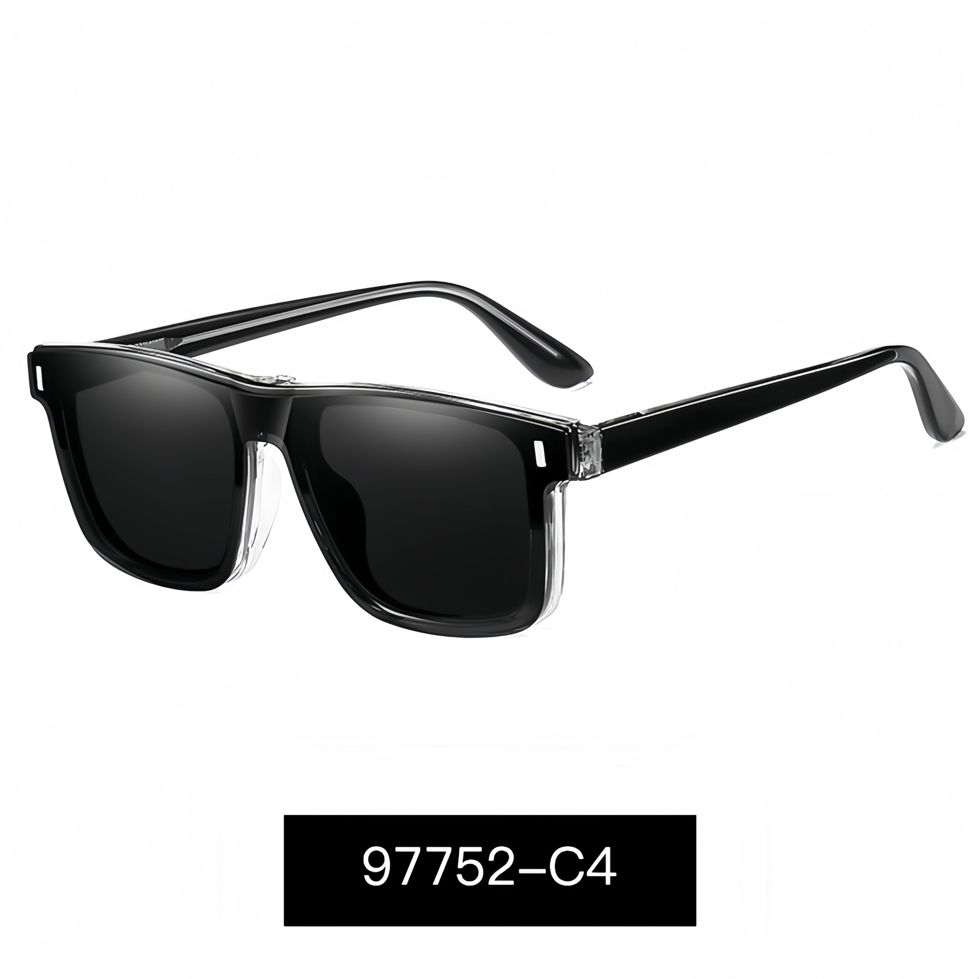 Magnetic Clip-On Polarized Sunglasses