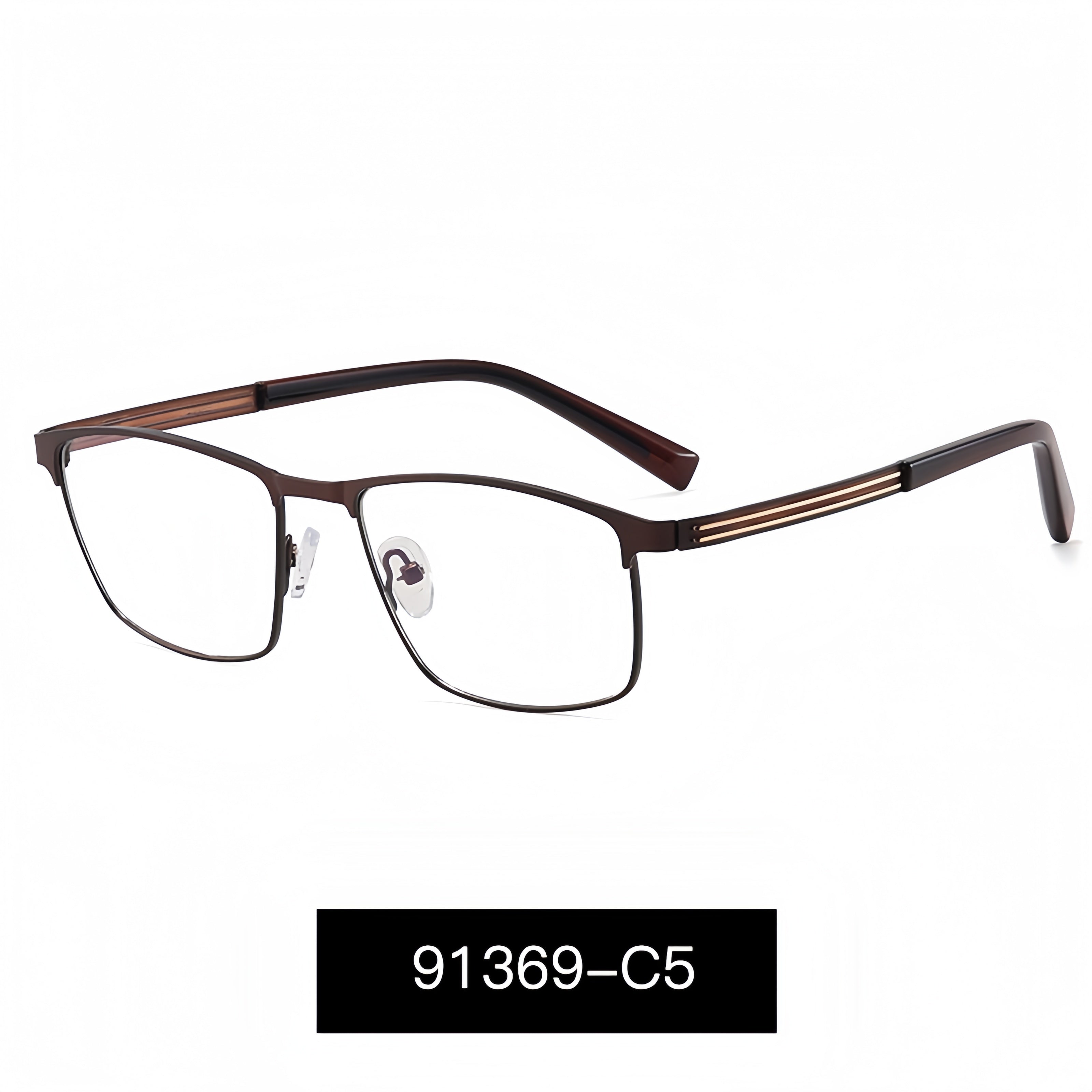 Men's metal eyeglass frames