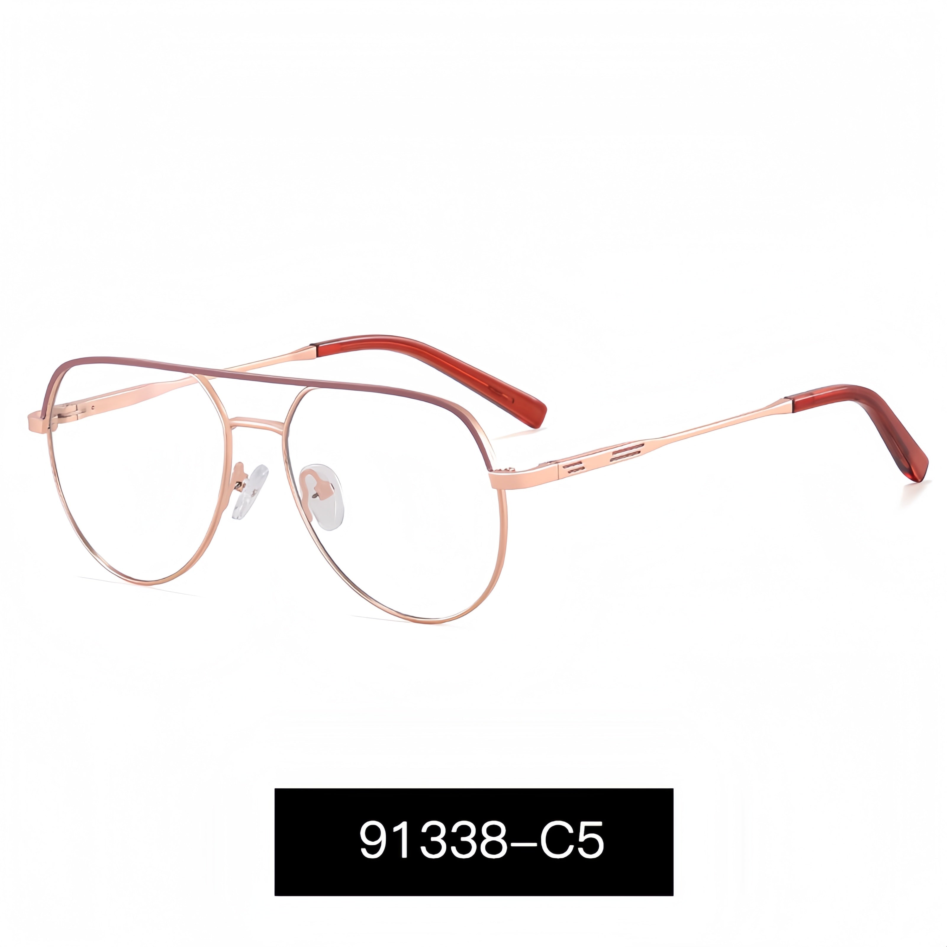 Modern Thin Metal Eyeglass Frames