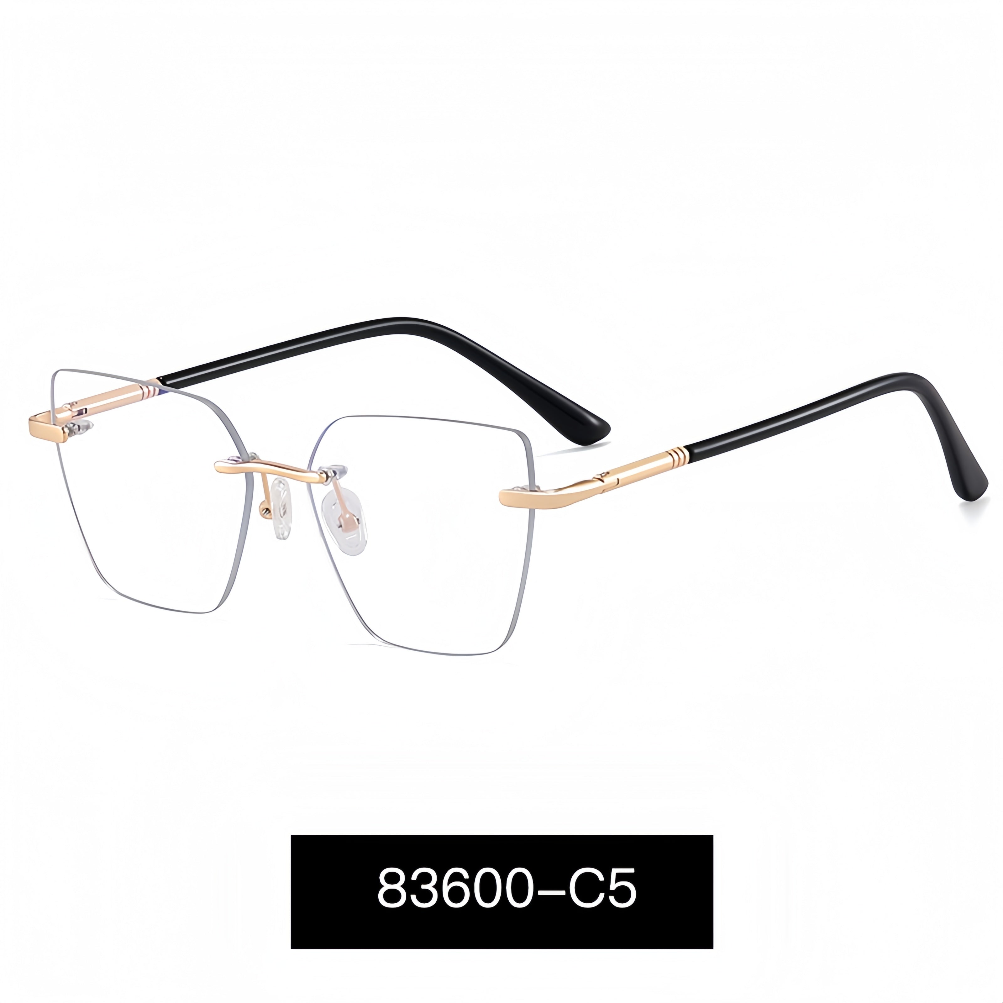 Women's Rimless Metal Glasses Frames