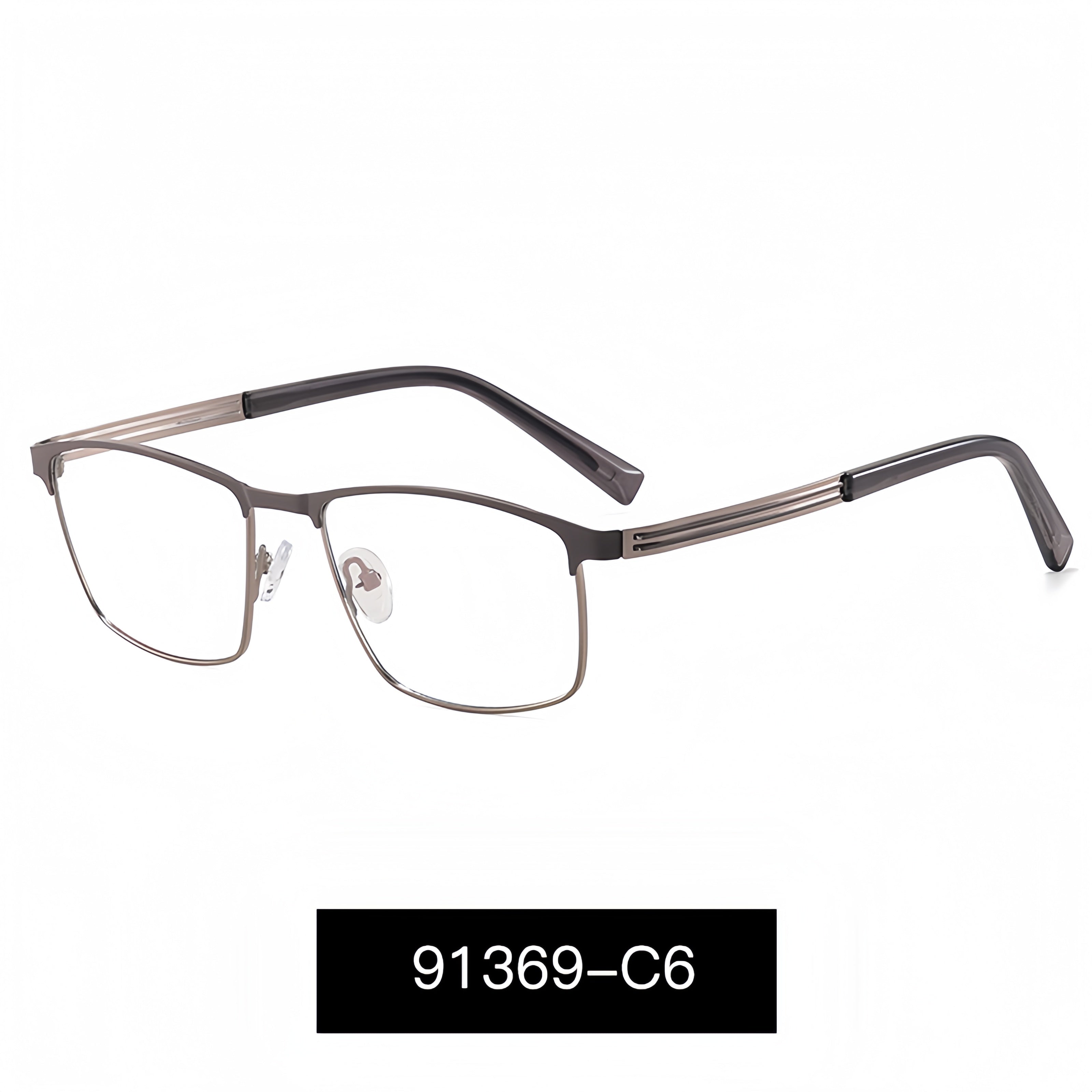 Men's metal eyeglass frames
