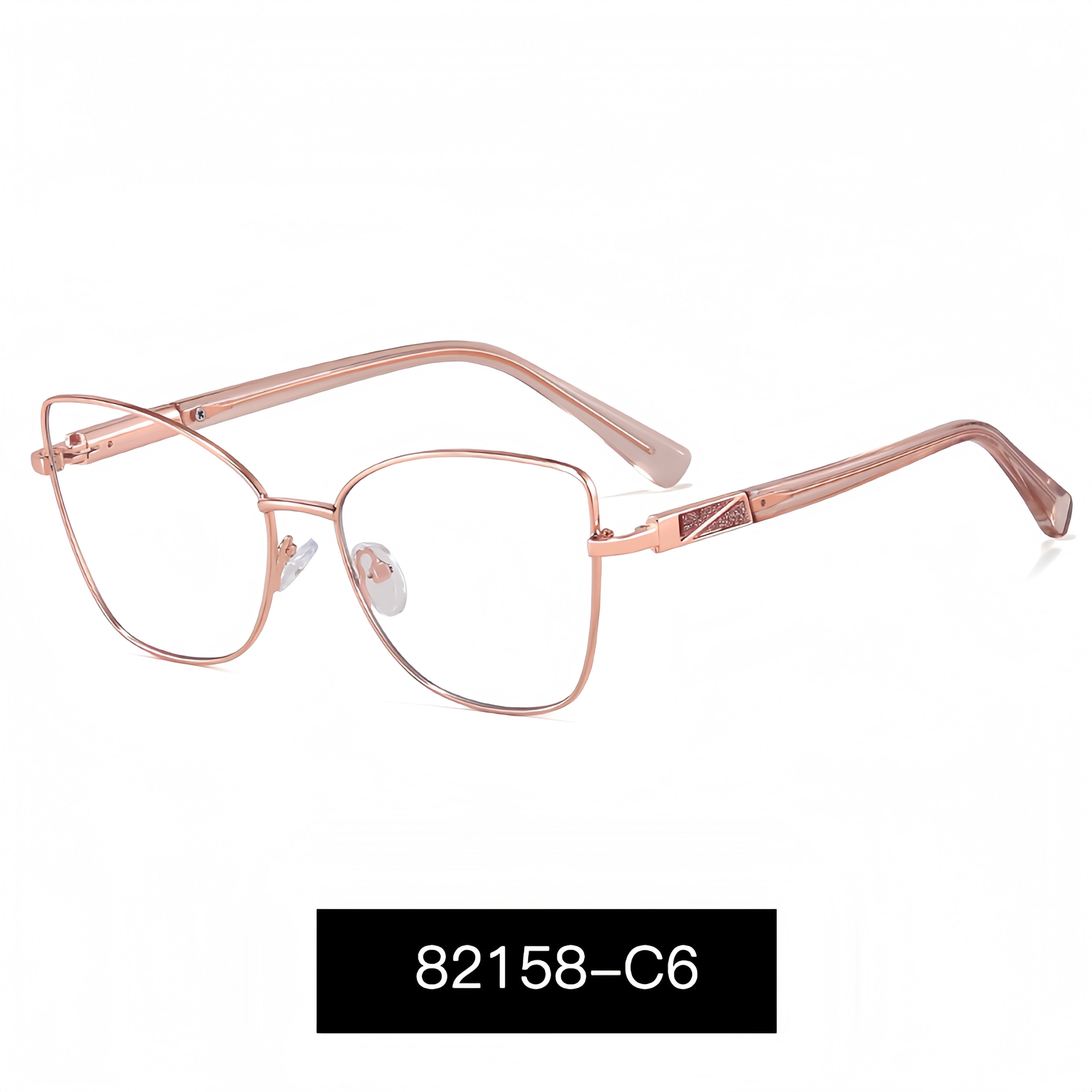Women's Square Metal Glasses Frames