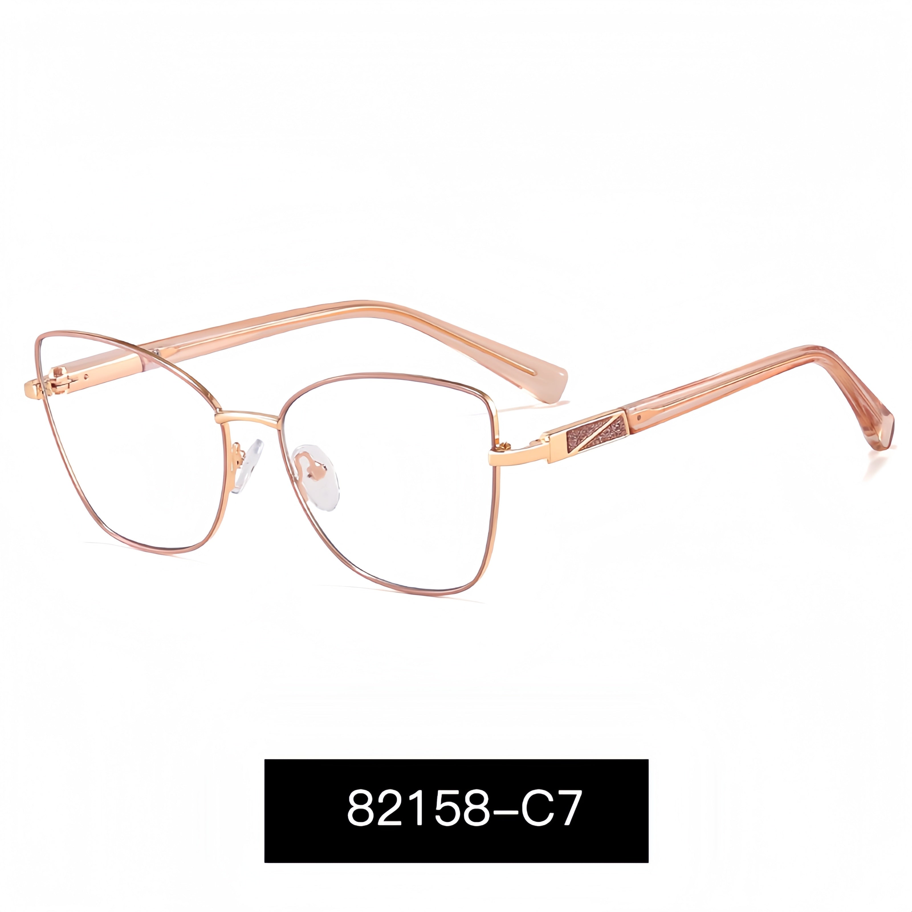 Women's Square Metal Glasses Frames