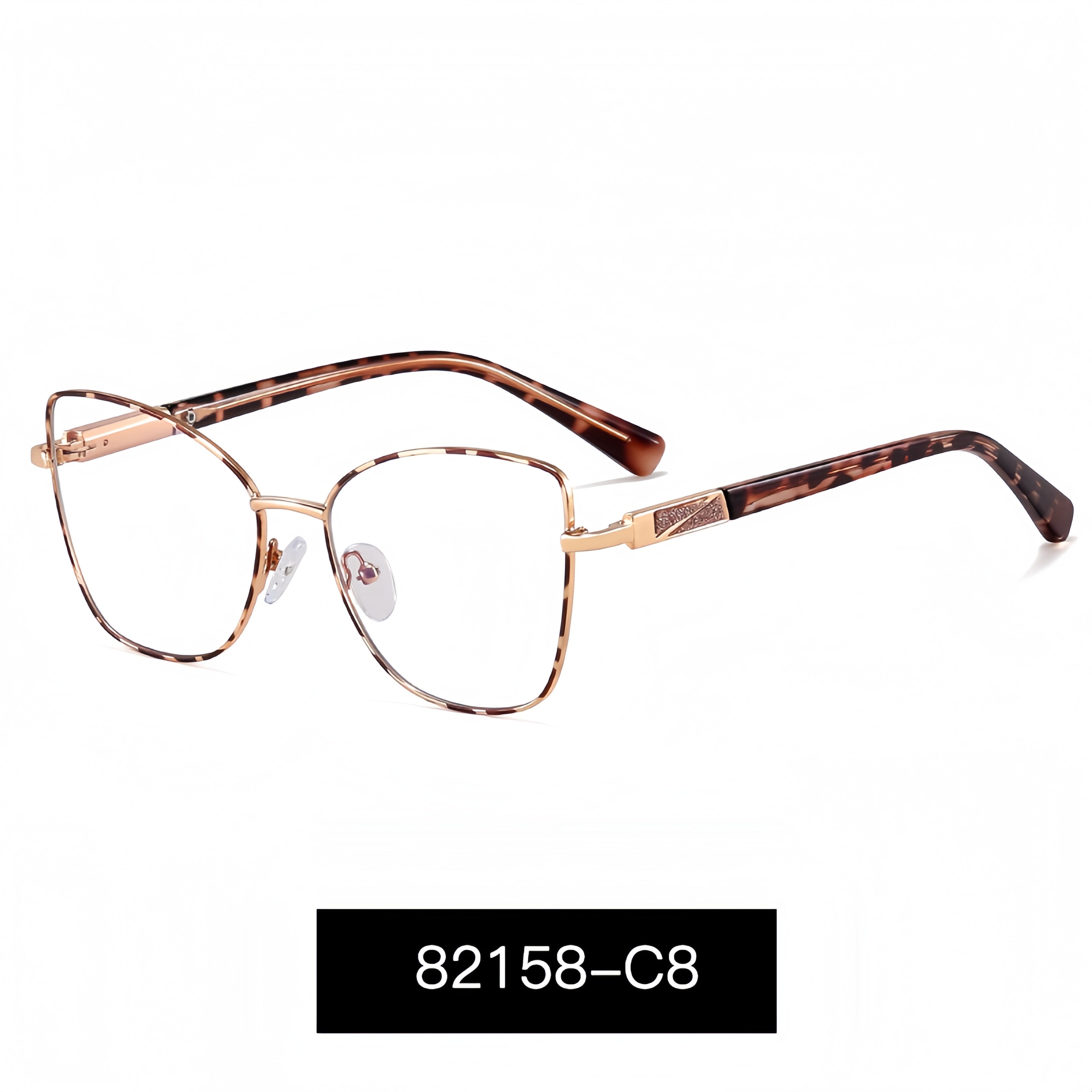 Women's Square Metal Glasses Frames
