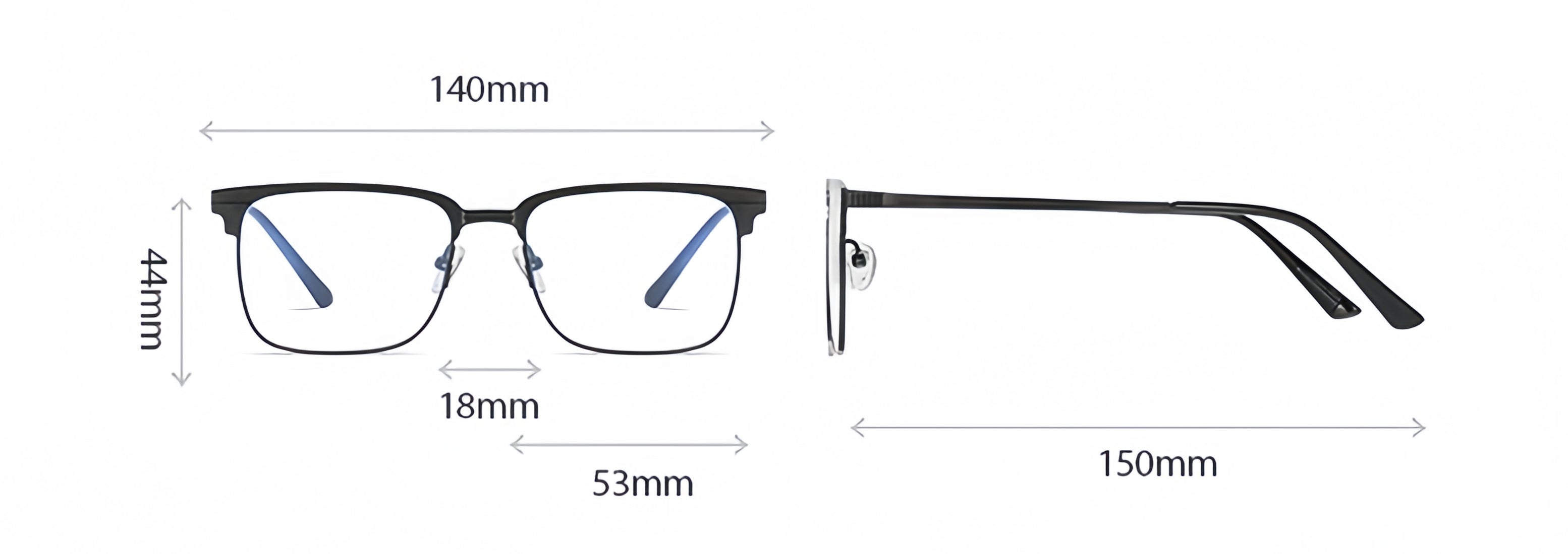 Magnetically Clipped RX Frame + Sunlenses