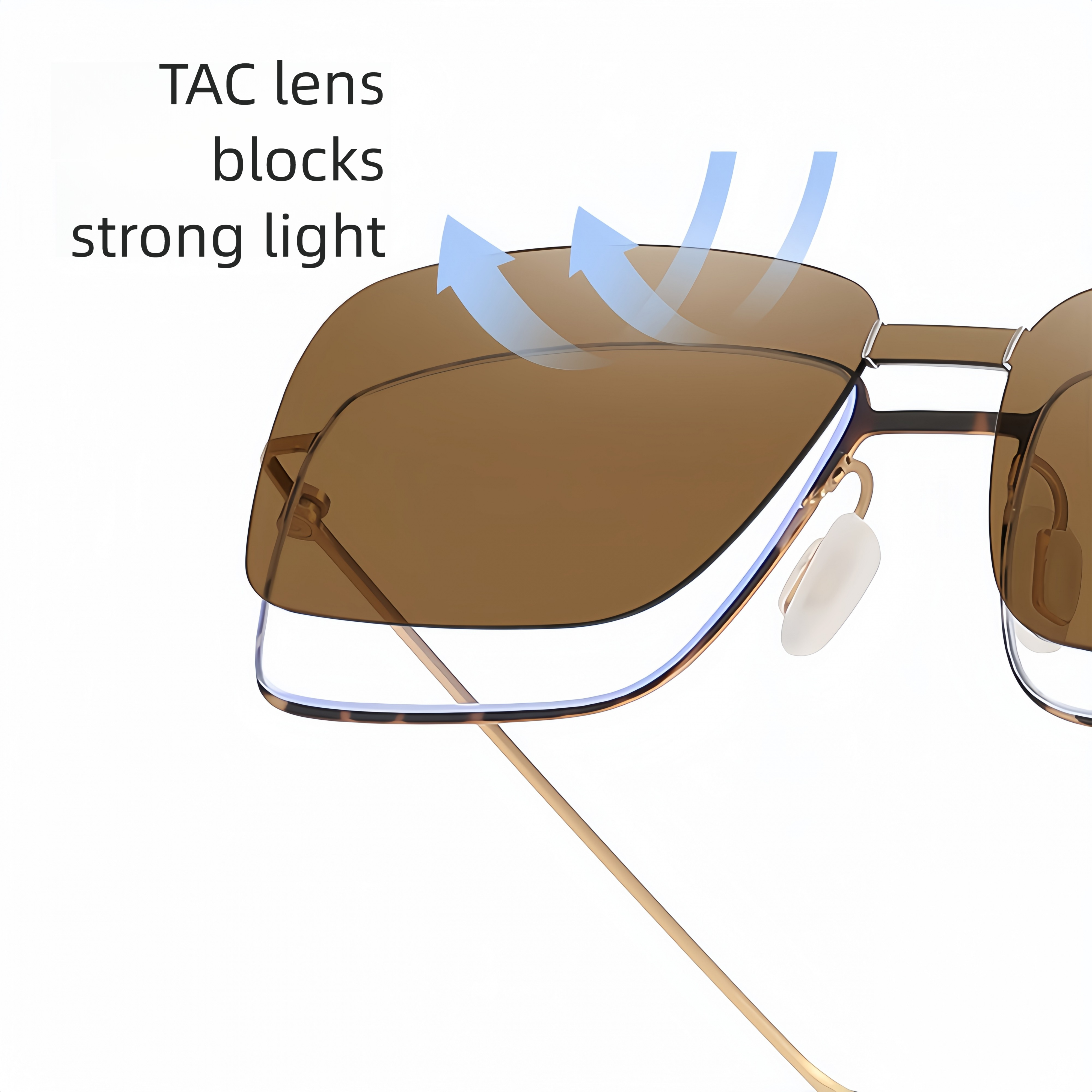 Unisex Magnetic RX Frame with Clip-On Sunglasses