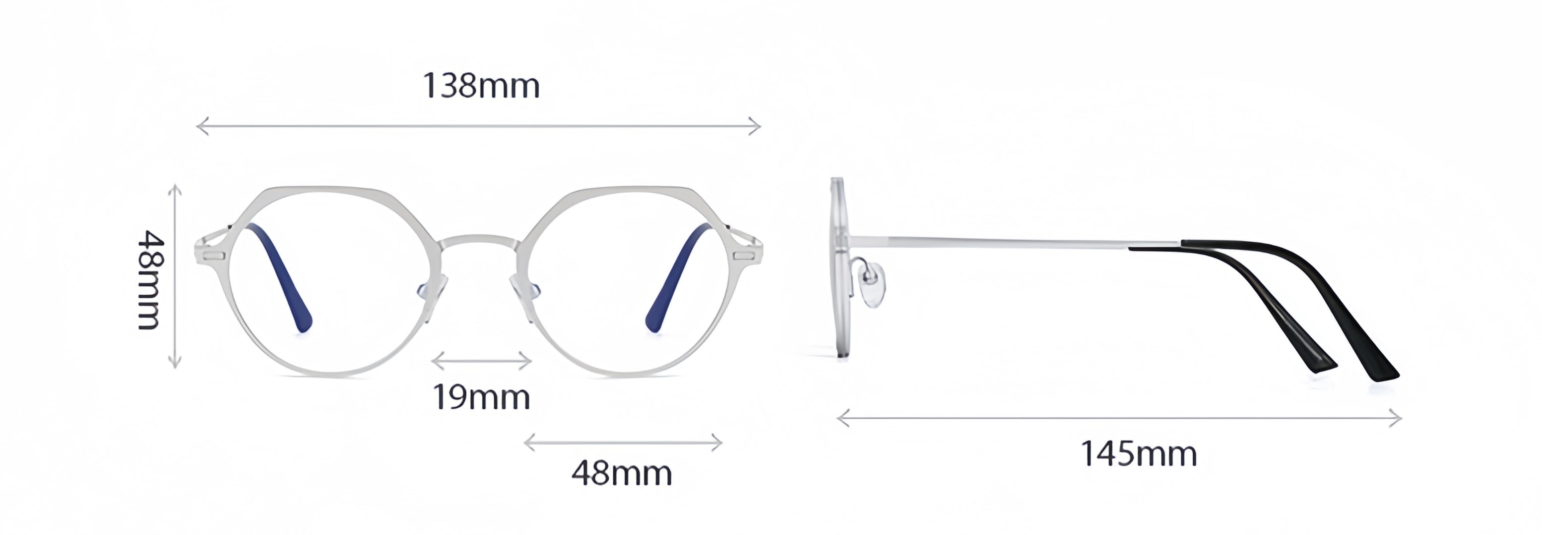 Metal Prescription Sunglasses Clip-On System