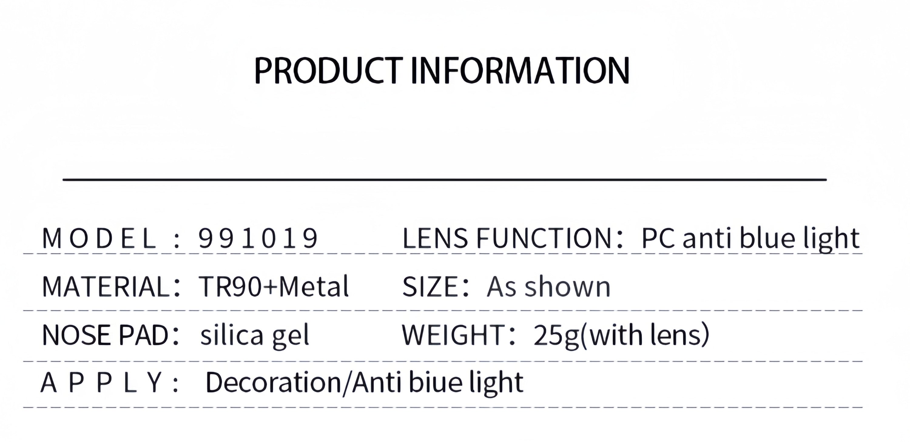 Kids' New Fashion ultra-light prescription glasses frame