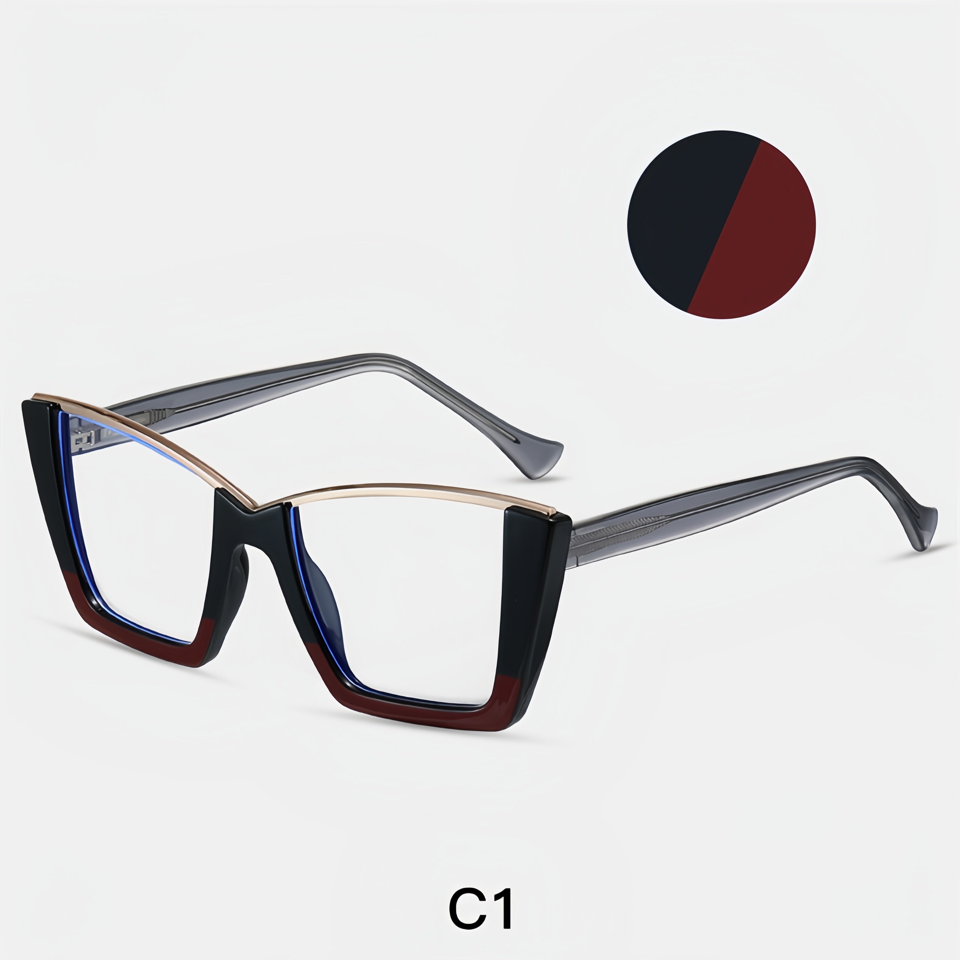 Women's Square TR90 Glasses Frames