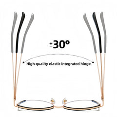 Women's TR90 Cat-Eye Metal Eyeglass Frames