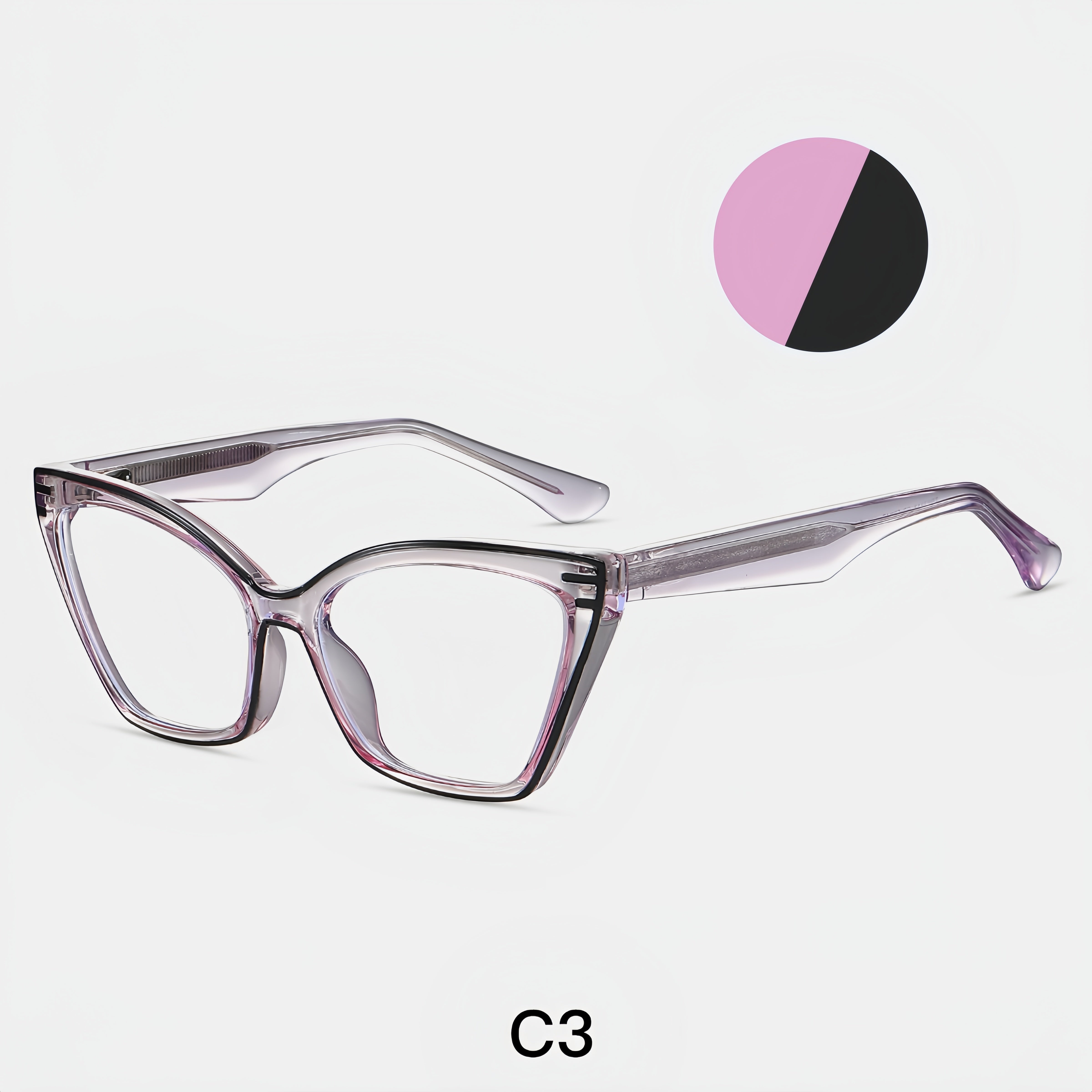 Women's TR90 Square Eyeglass Frames