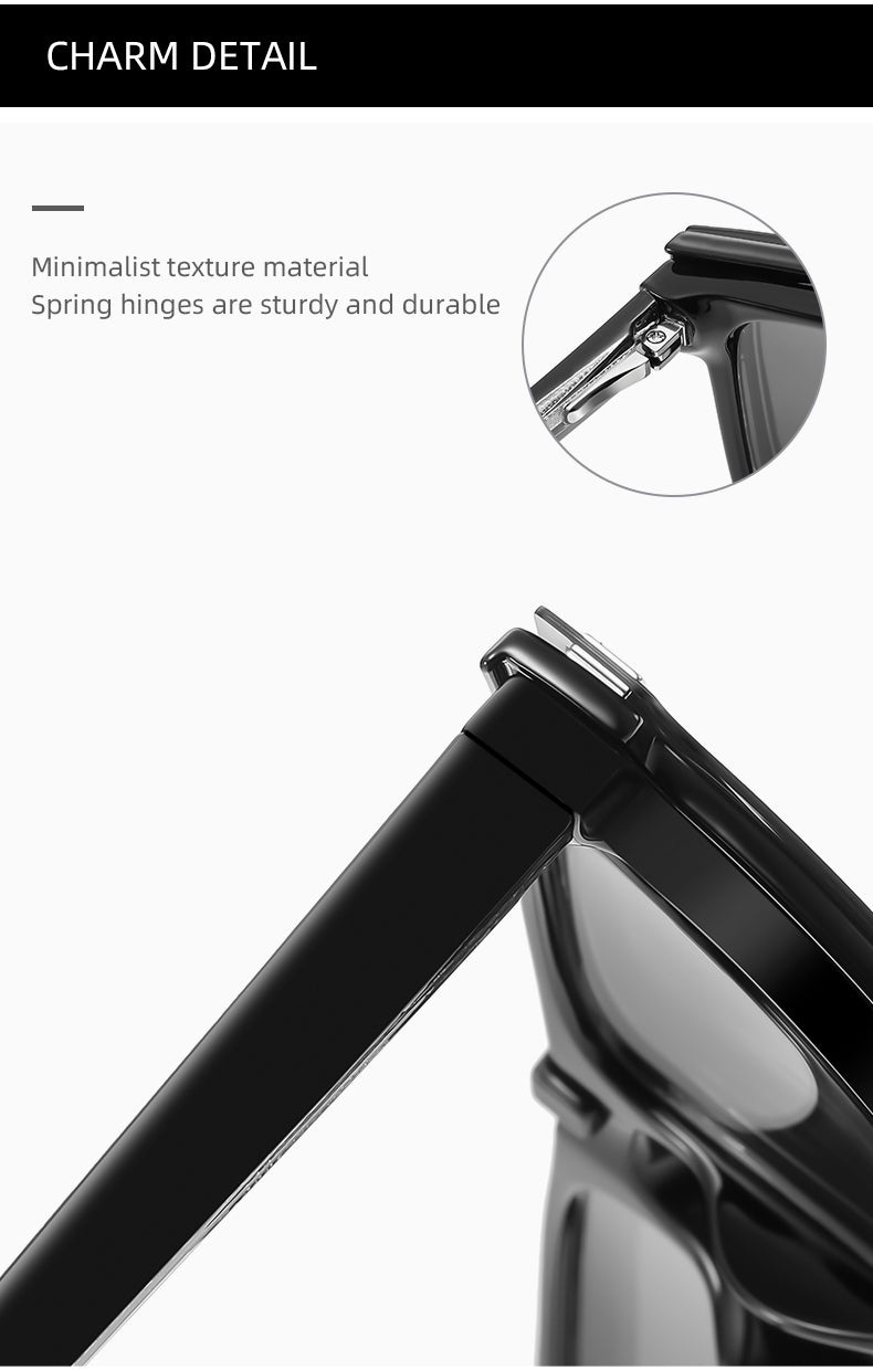 Magnetic Clip-On Polarized Sunglasses