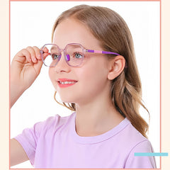 Polygonal TR90 Eyeglass Frame for Students
