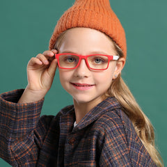 Kids' fashion silicone eyeglass frames