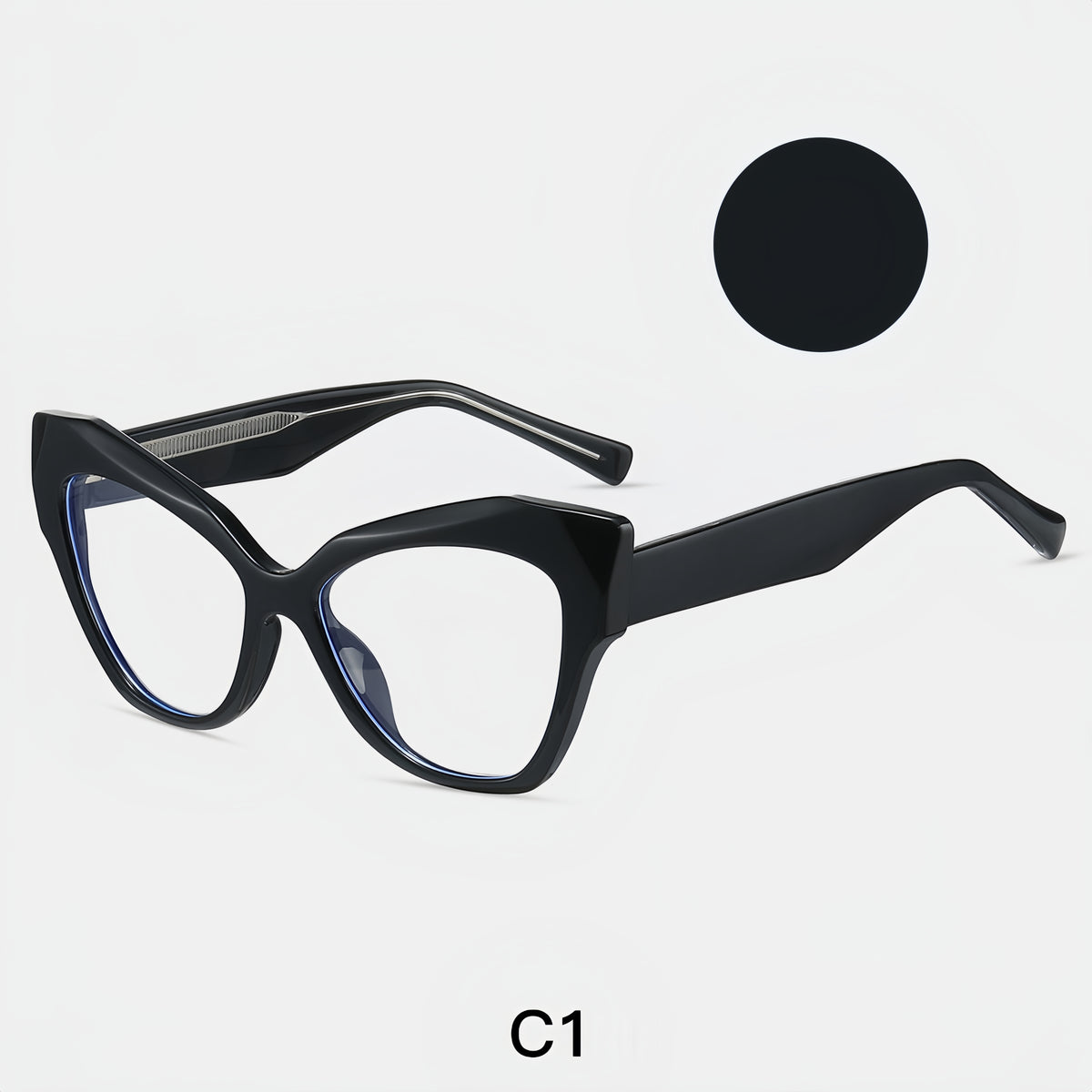 Women's TR90 Square Leopard Print Eyeglass Frames