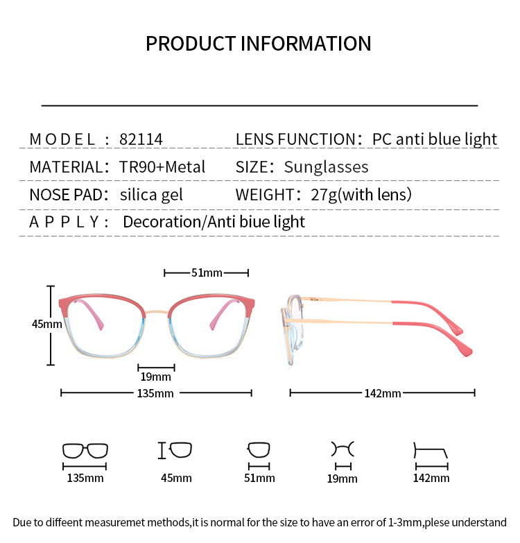 TR90 Thin Optical Frames