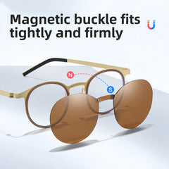 Circular Titanium Mag-Polarized RX Frame