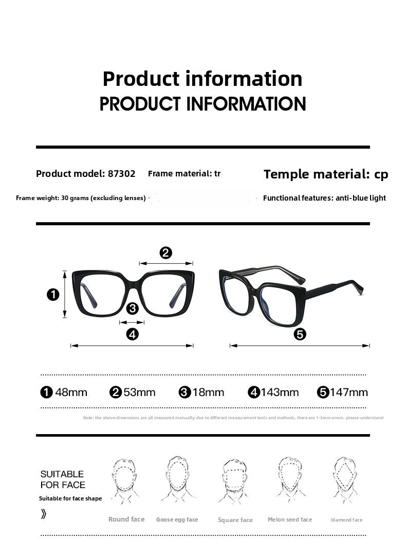 Women's  TR90 Eyeglass Frames