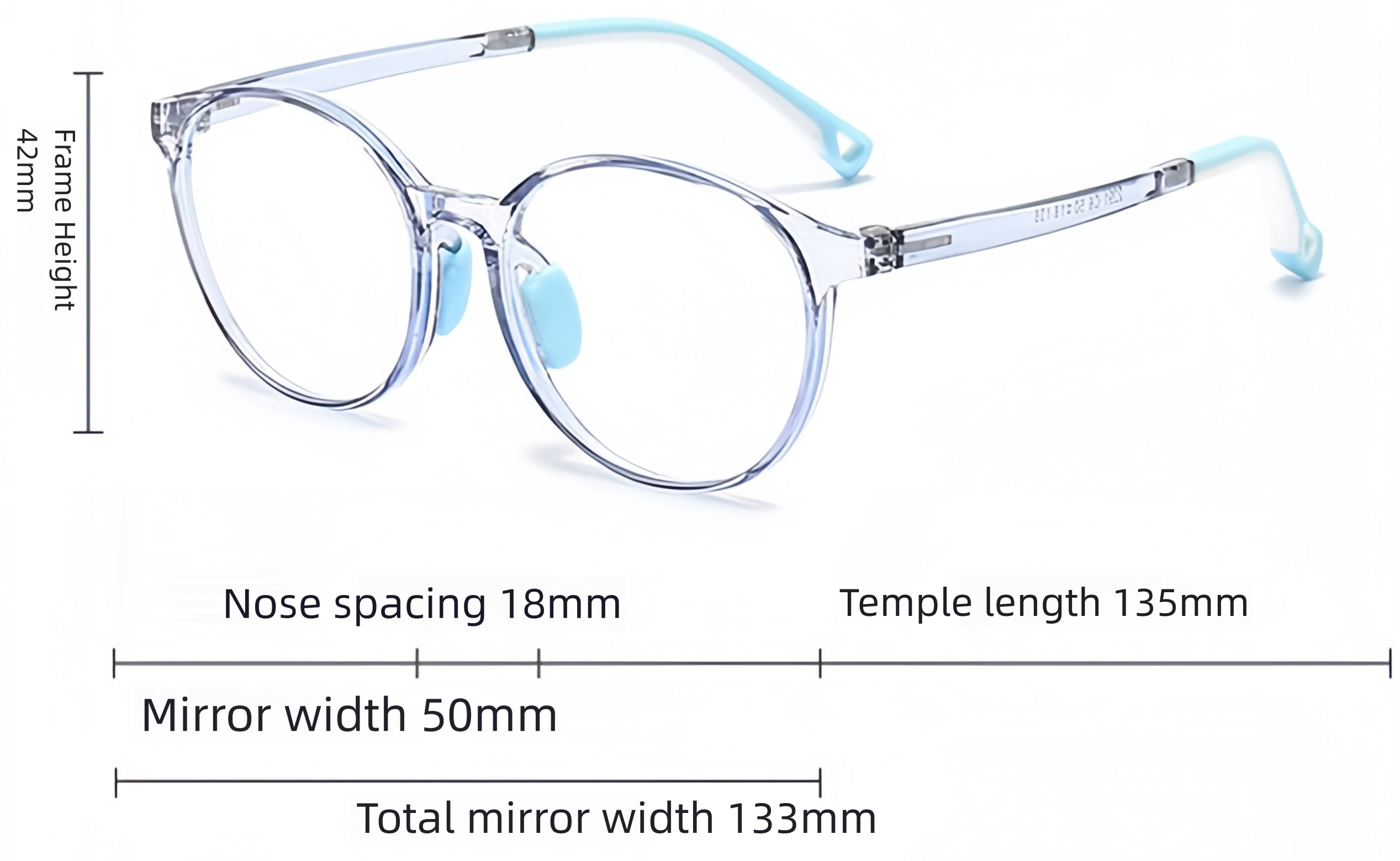 Transparent Round Prescription Frame