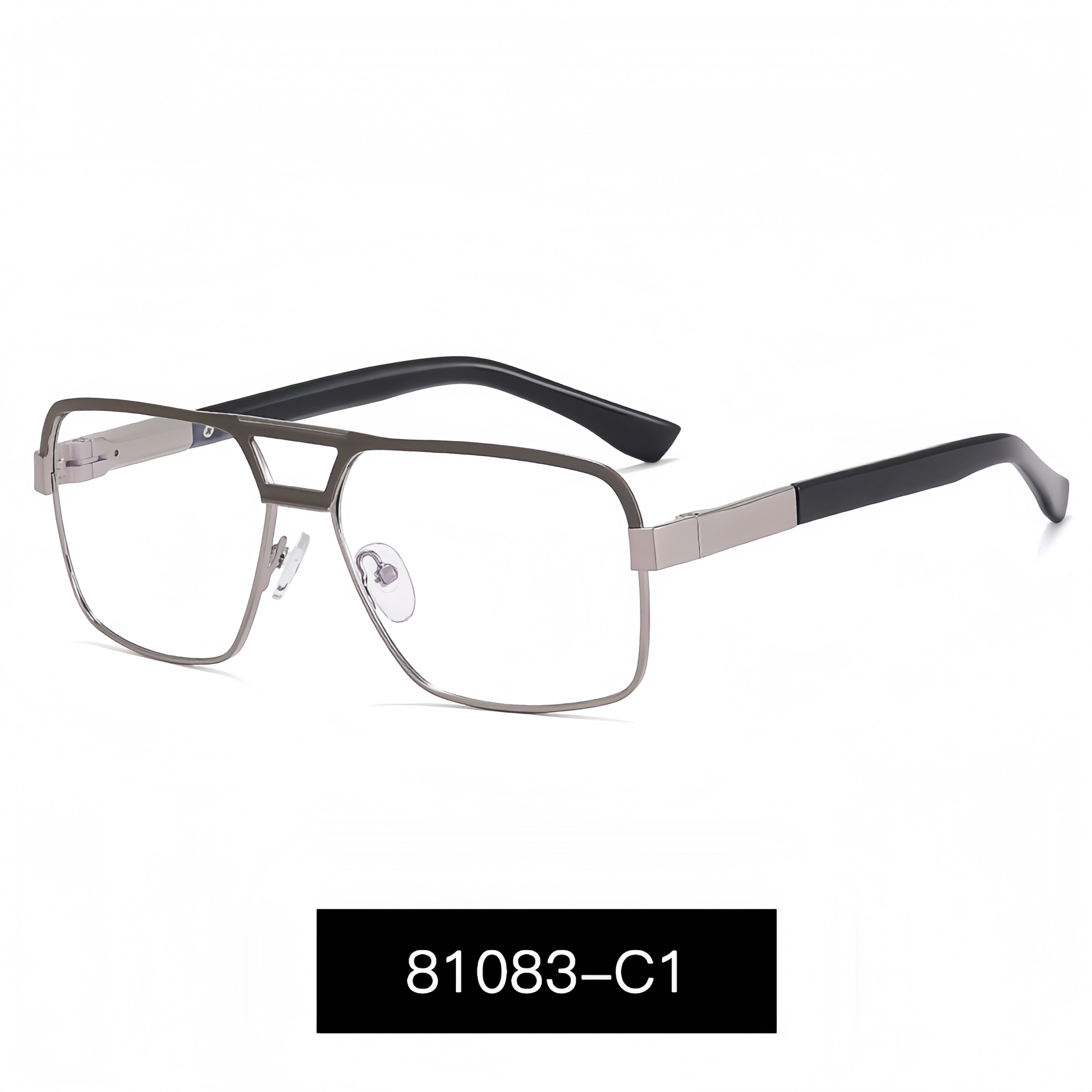 Men's Business-Casual Metal Prescription Glasses Frame