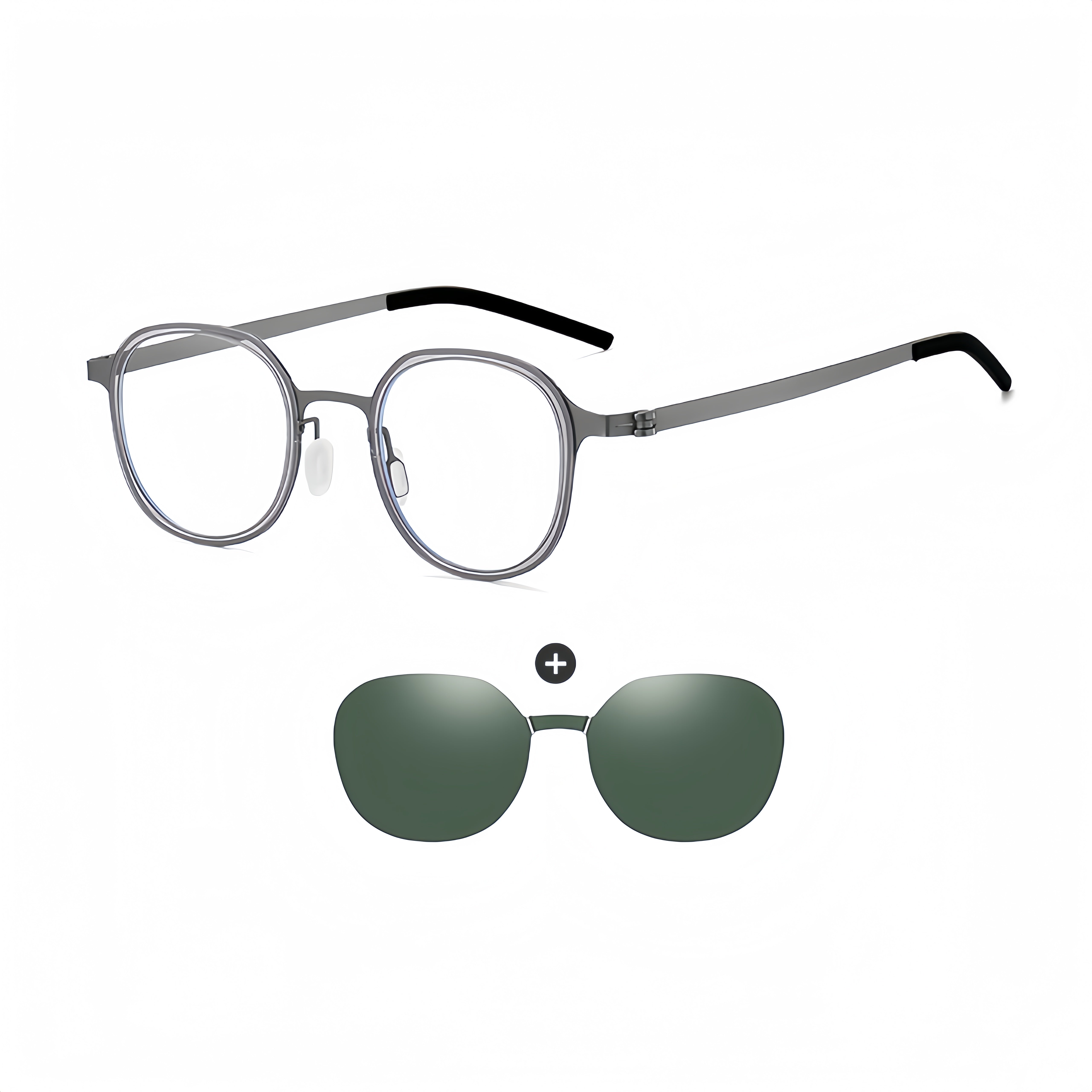 Ultra-Light Metal Prescription Frame