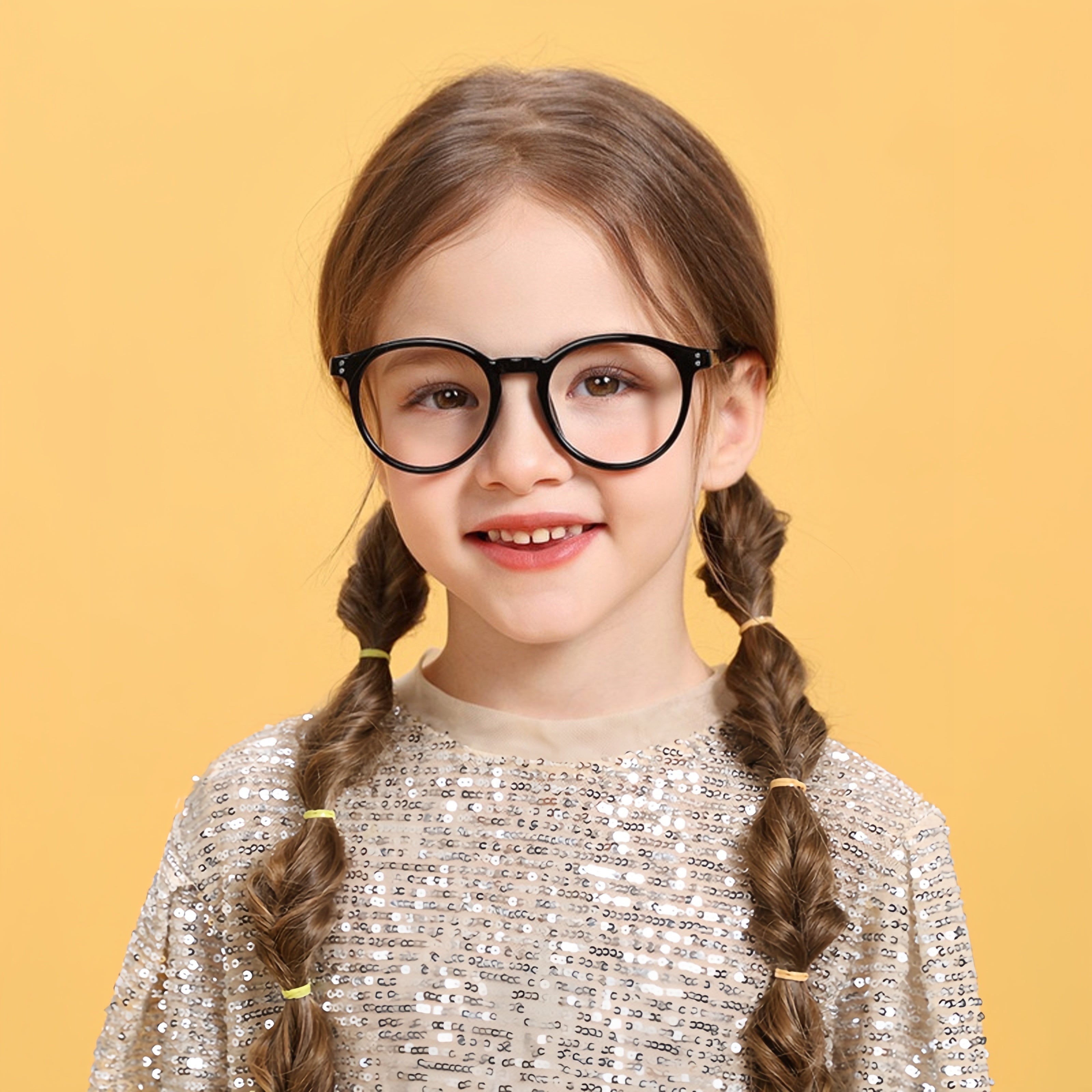 Pediatric TR90 Circular Eyeglass Frame