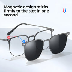 Men's 3-in-1 Magnetic Sunglasses - Prescription Glasses Frame