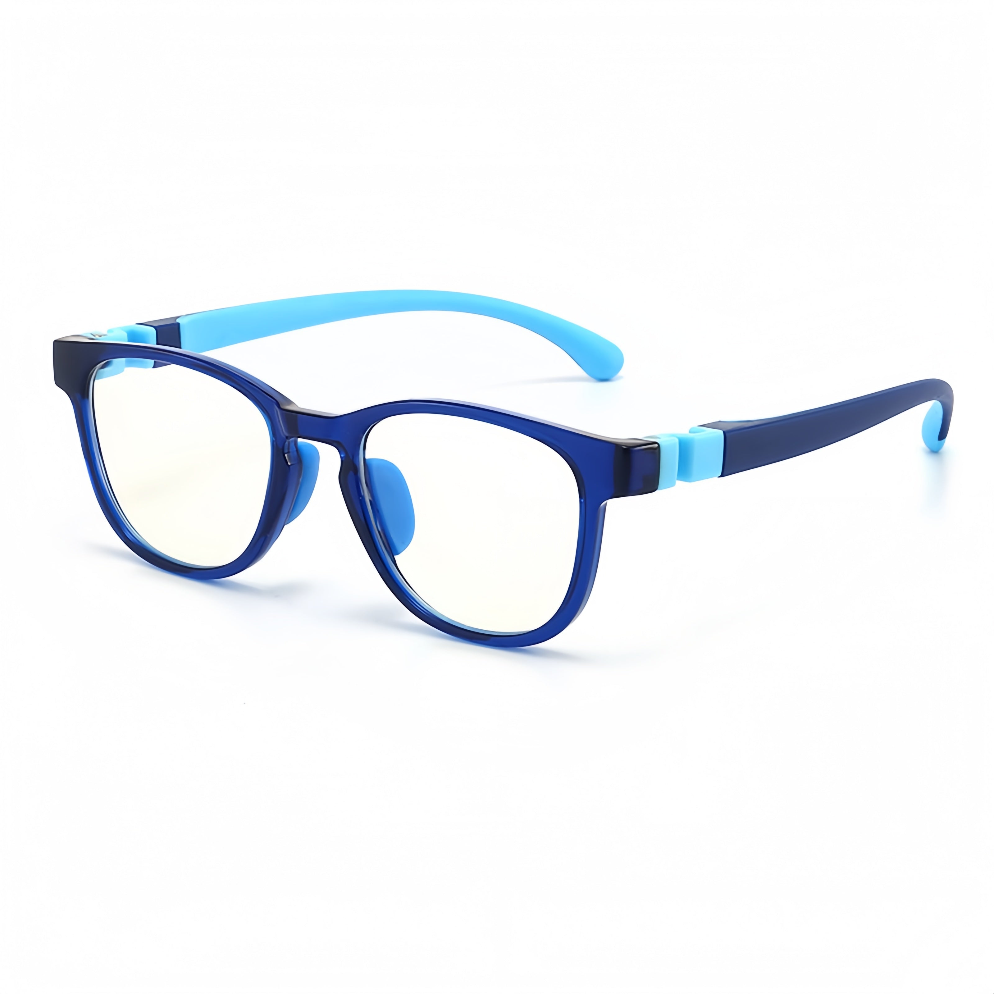 Kids' TR90 Dual-Color Myopia Eyeglass Frames