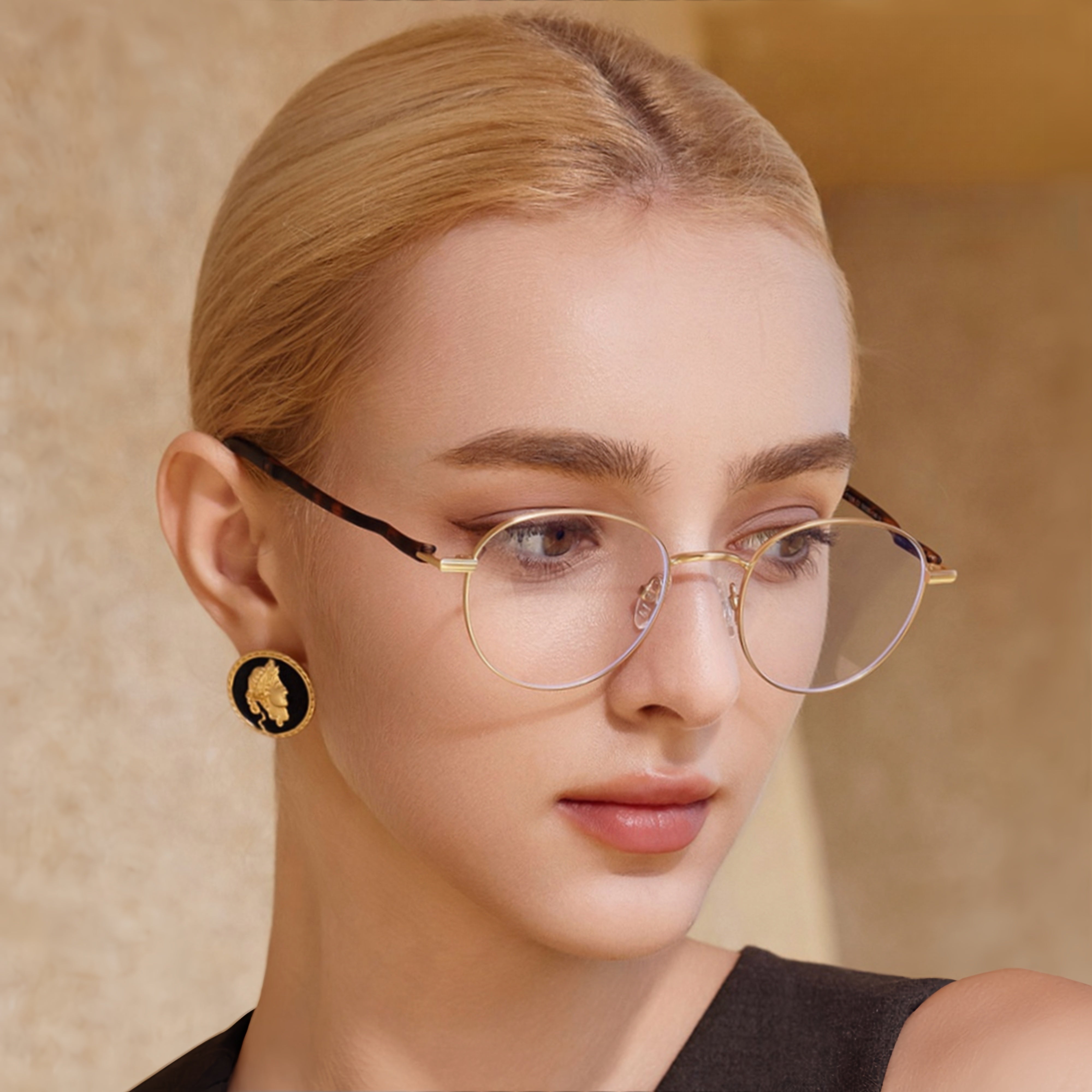 Vintage Round Metal Optical Frames