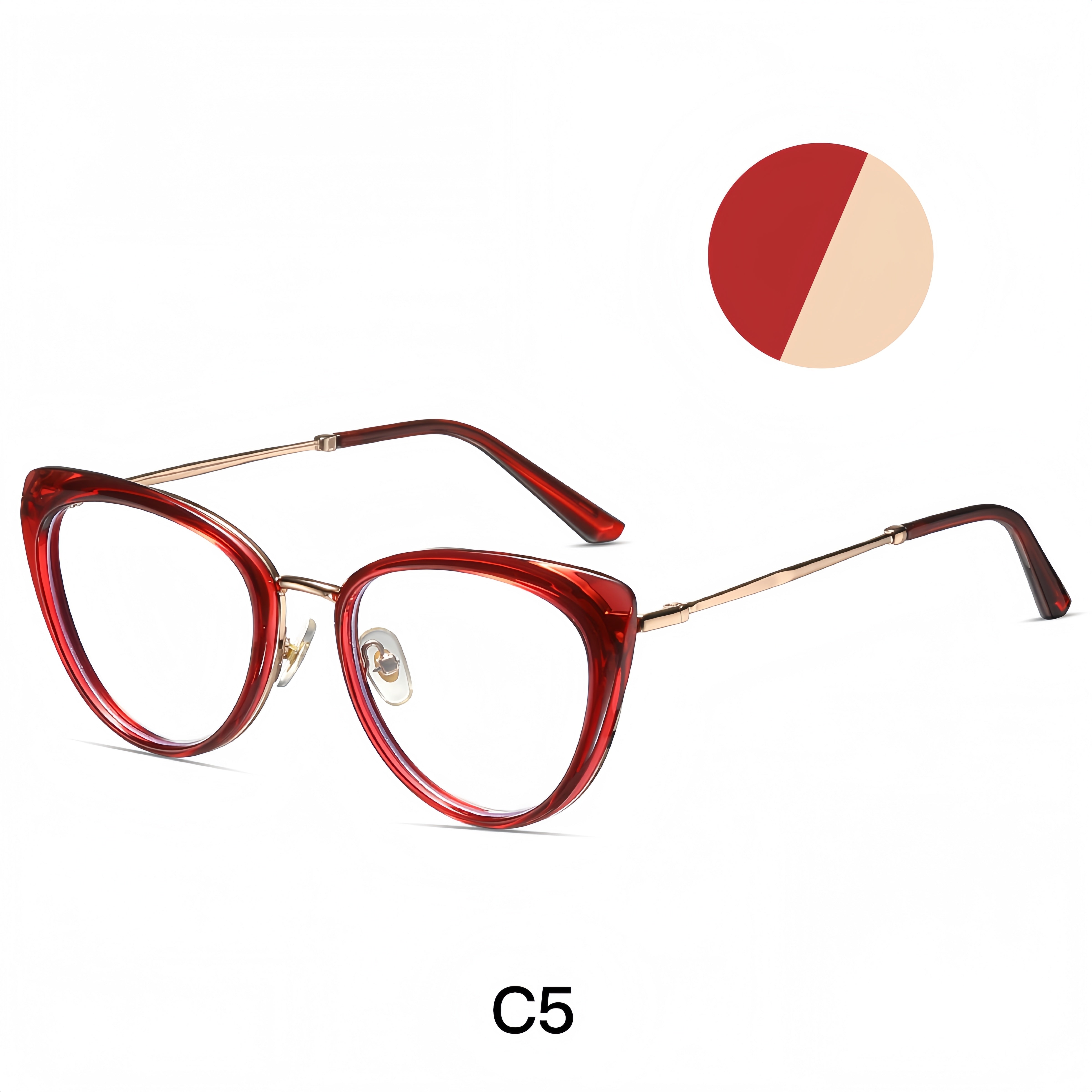 Women's Metal Cat-Eye Optical Frames