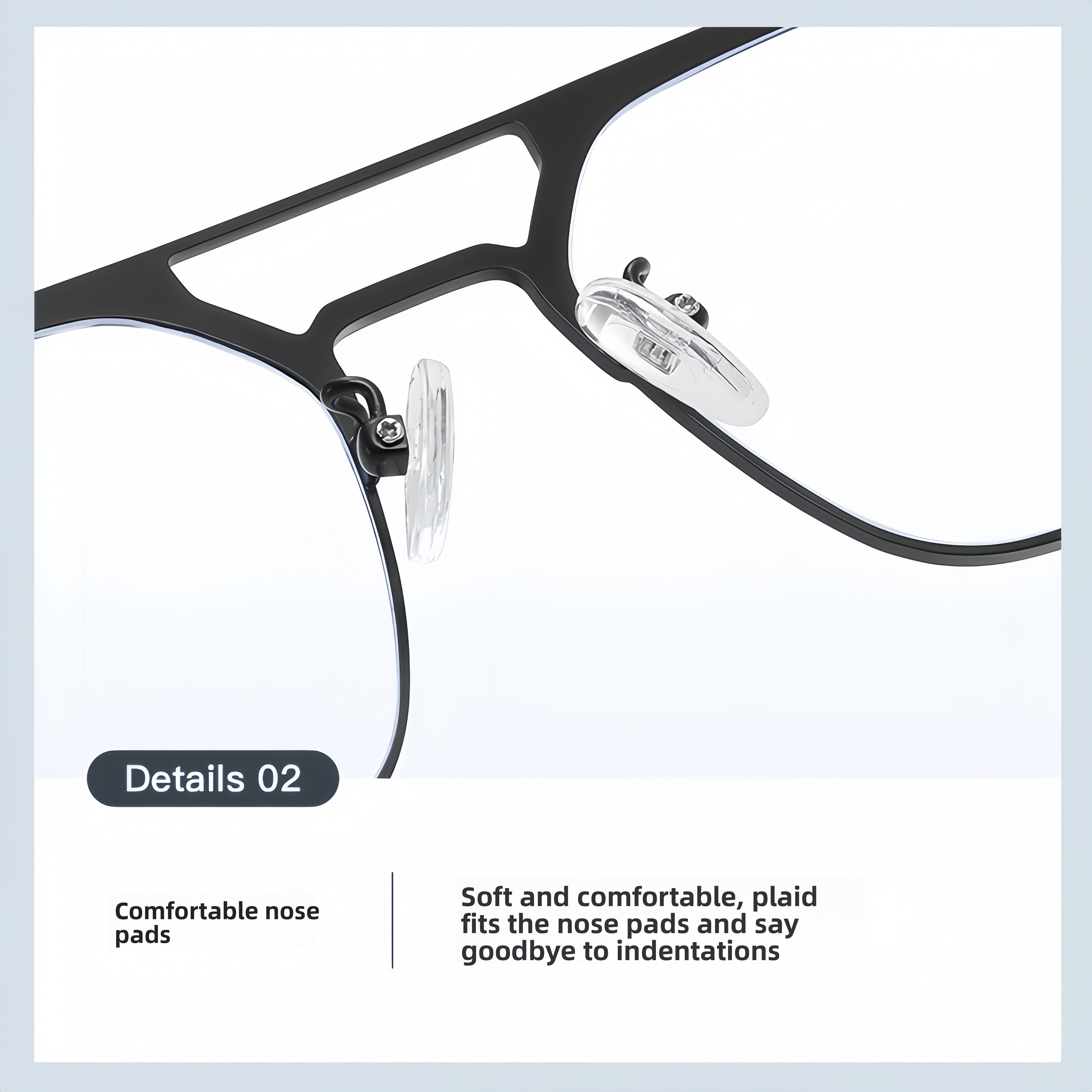 Men's Magnetic Clip-On Sunglasses + Prescription Glasses Frame